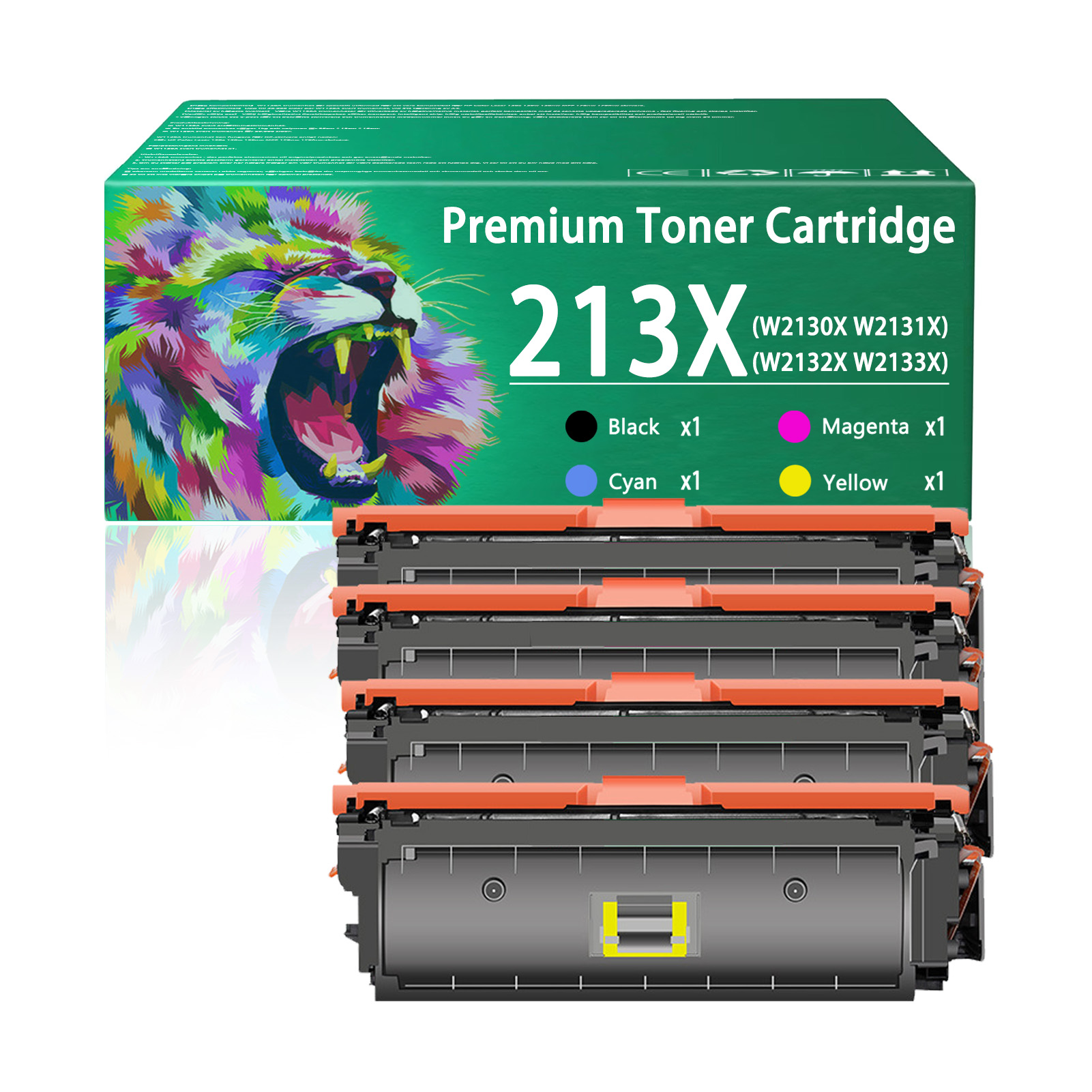 For HP 213X W2130X W2131X W2133X W2132X Toner Cartridge Work for HP Color LaserJet Enterprise 5700dn 5800dn 6700dn 6701dn 6800dn 6801dn Printers