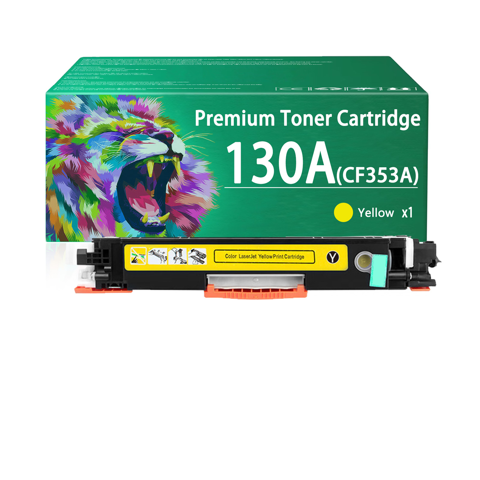 For HP 130A CF350A CF351A CF352A CF353A Toner Cartridges Work for HP Laseret 200 Color MFP M175nw M175a M175b M175c M175e Printers