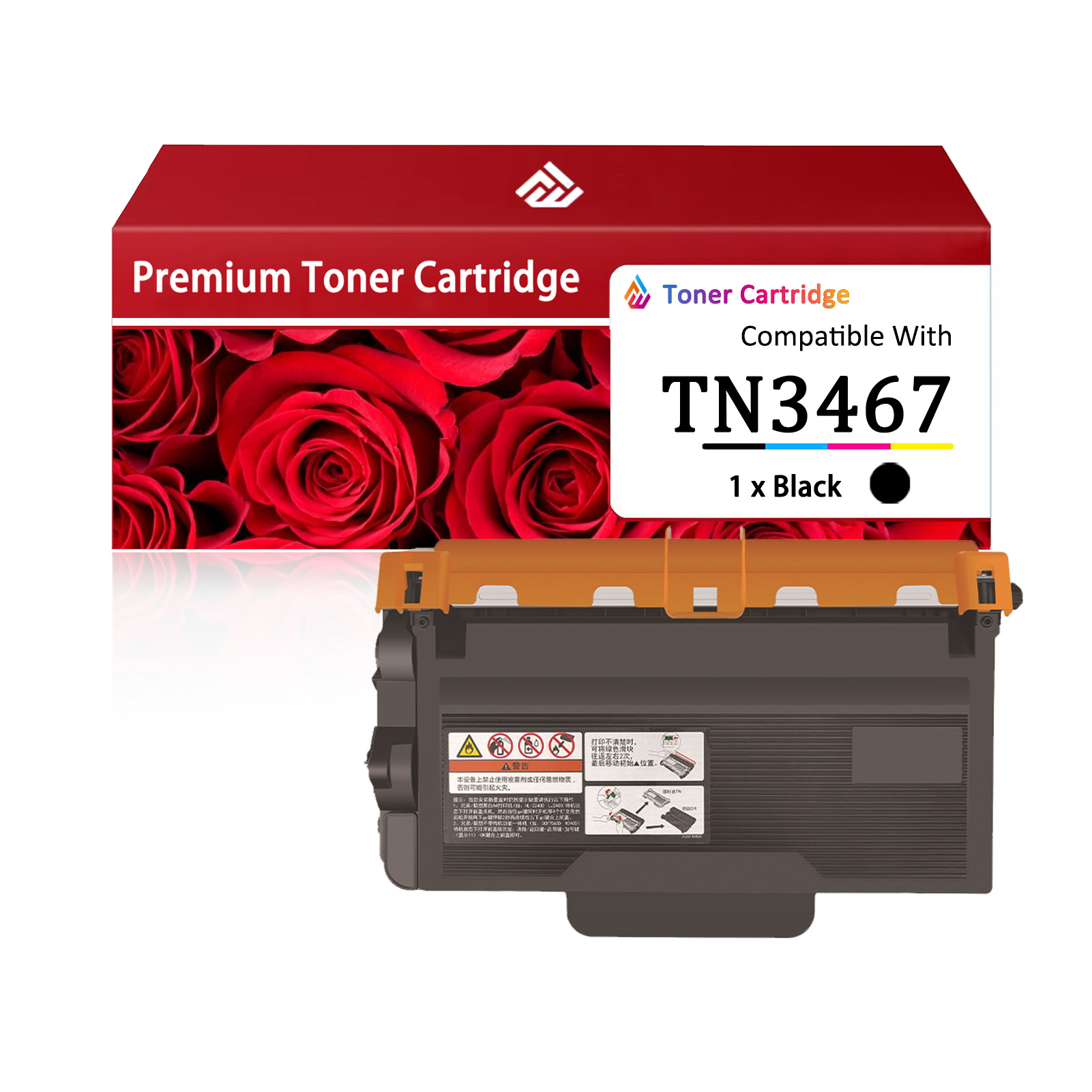 For TN3467 Toner Cartridges Work For Brother HL-4150CDN HL-4140CN HL-4570CDW HL-4570CDWT MFC-9460CDN MFC-9560CDW MFC-9970CDW MFC-9465CDN DCP-9055CDN DCP-9270CDN Printers