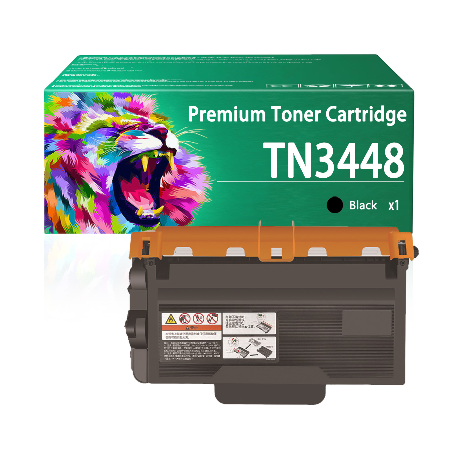 For TN3448 Toner Cartridges Work For Brother HL-L5000D HL-L5100DN HL-L6200DW HL-L6400DW MFC-L5700DN MFC-L5900DW MF-CL6900DW Printers