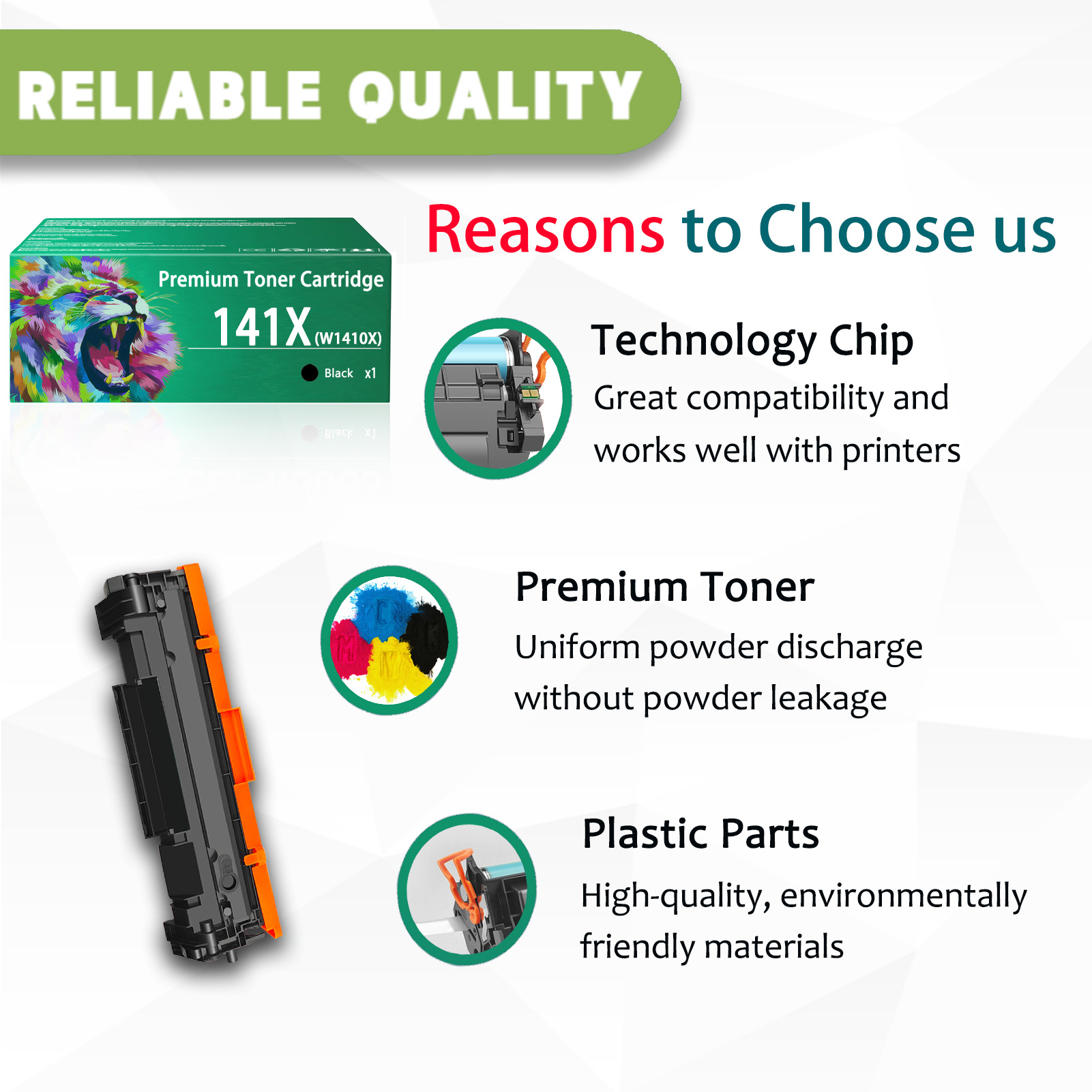 For HP 141X W1410X Toner Cartridges Work For HP LaserJet M110 M110w M110we MFP M139 M139we M140 M140w M140we Printers