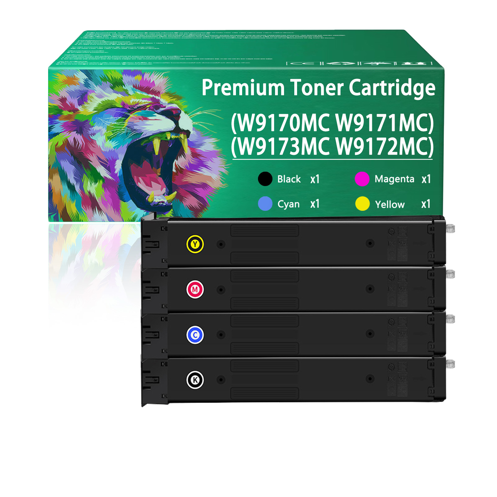 For HP W9170MC W9171MC W9173MC W9172MC Toner Cartridge Work for HP Color LaserJet Managed MFP E87740dn E87750dn E87760dn E87770dn Flow MFP E87740z E87750z E87760z E87770Z Printers