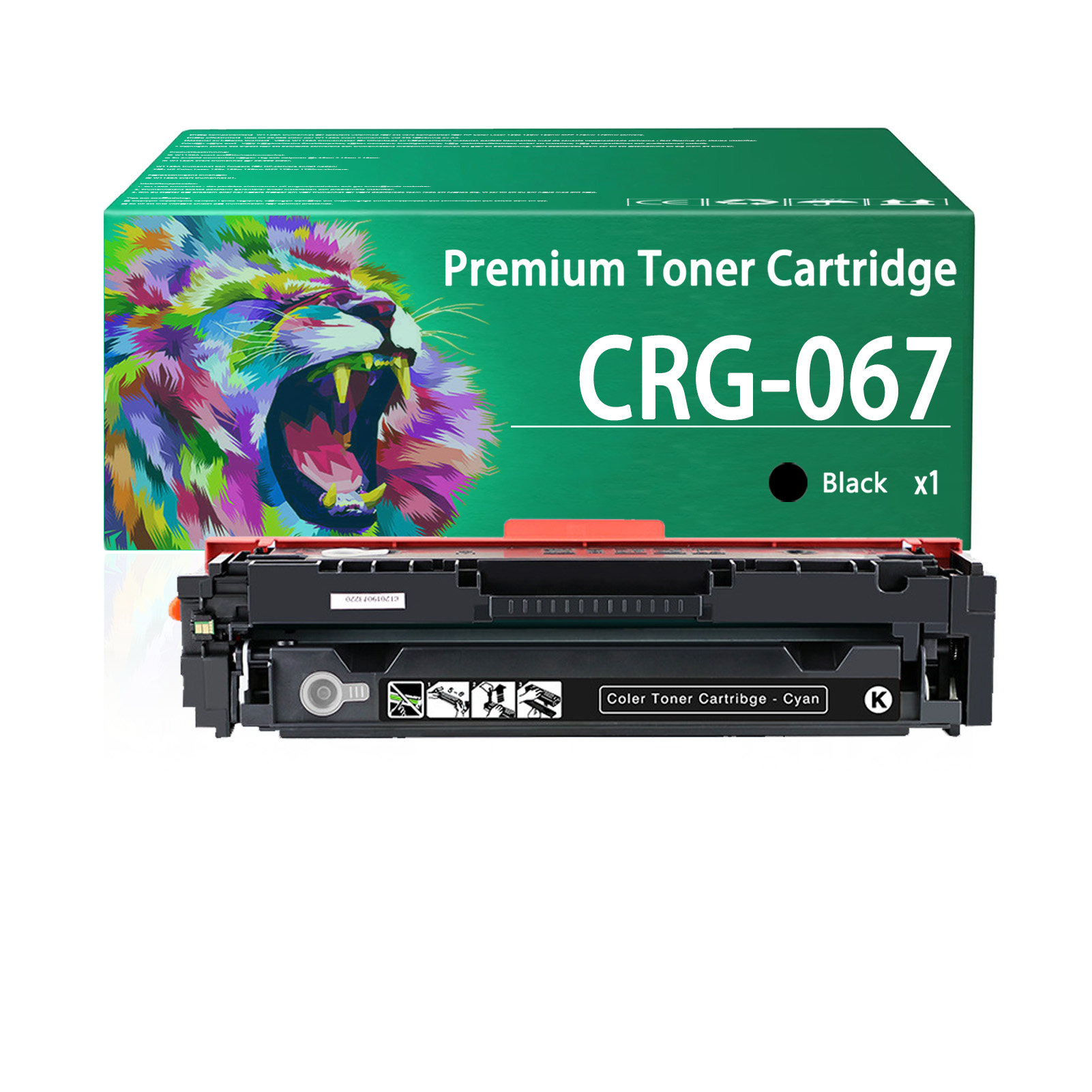 For Canon CRG067 067 CRG-067 Toner Cartridge Work for Canon imageCLASS LBP633Cdw LBP632Cdw MF653Cdw MF654Cdw MF656Cdw Printers