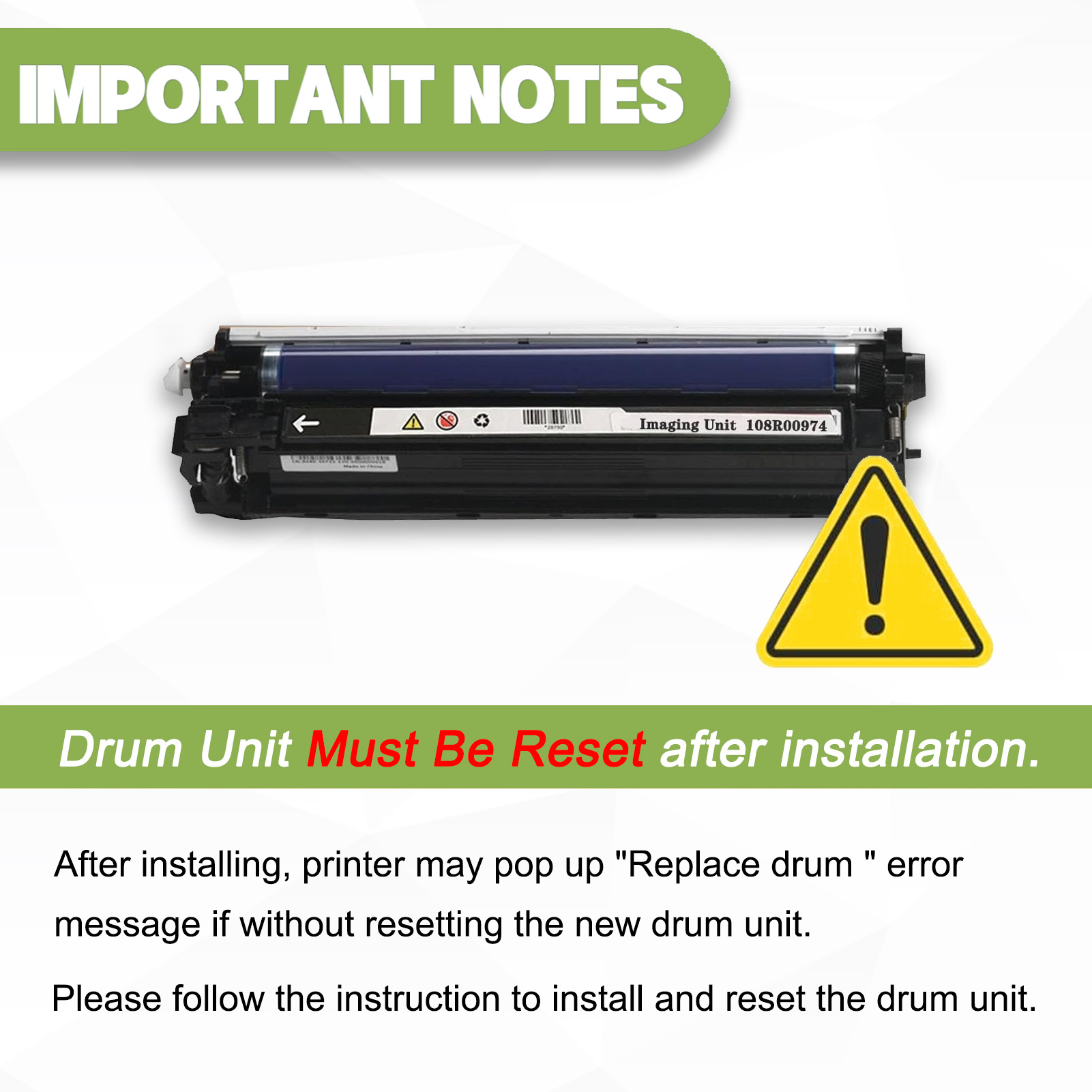 For Xerox 108R00974 108R00971 108R00972 108R00973 Imaging Unit Work For Xerox Phaser 6700 6700N 6700DN 6700DT 6700DX 6700V_DNC Printers