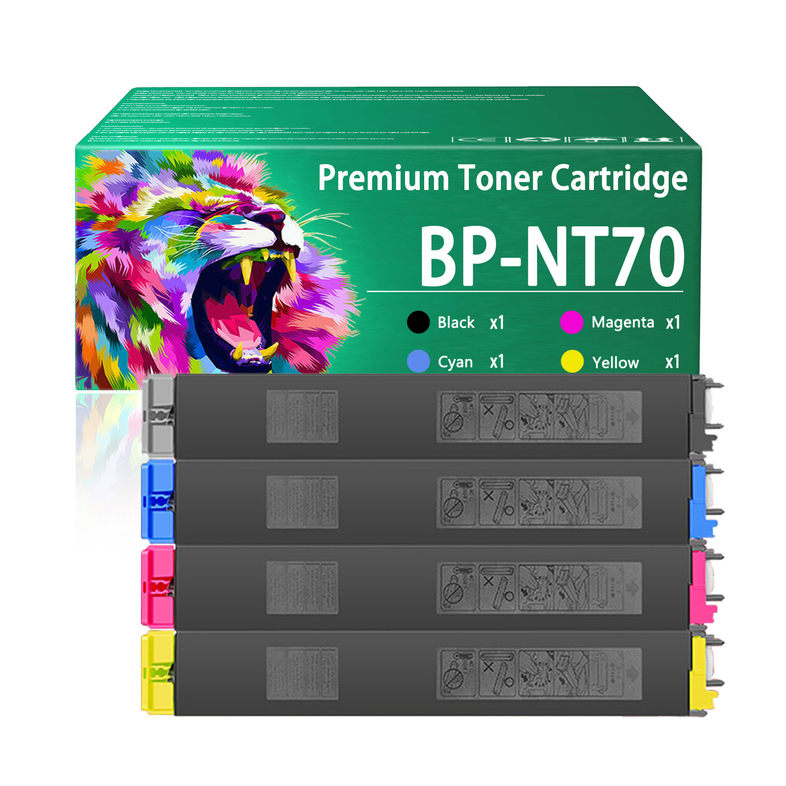 For Sharp BP-NT70 BP-NT70-BA BP-NT70-CA BP-NT70-MA BP-NT70-YA Toner Cartridge Work For Sharp BP-50C26 BP-50C31 BP-50C36 BP-50C45 BP-50C55 BP-50C65 BP-70C31 BP-70C36 BP-70C45 BP-70C55 BP-70C65 Printers