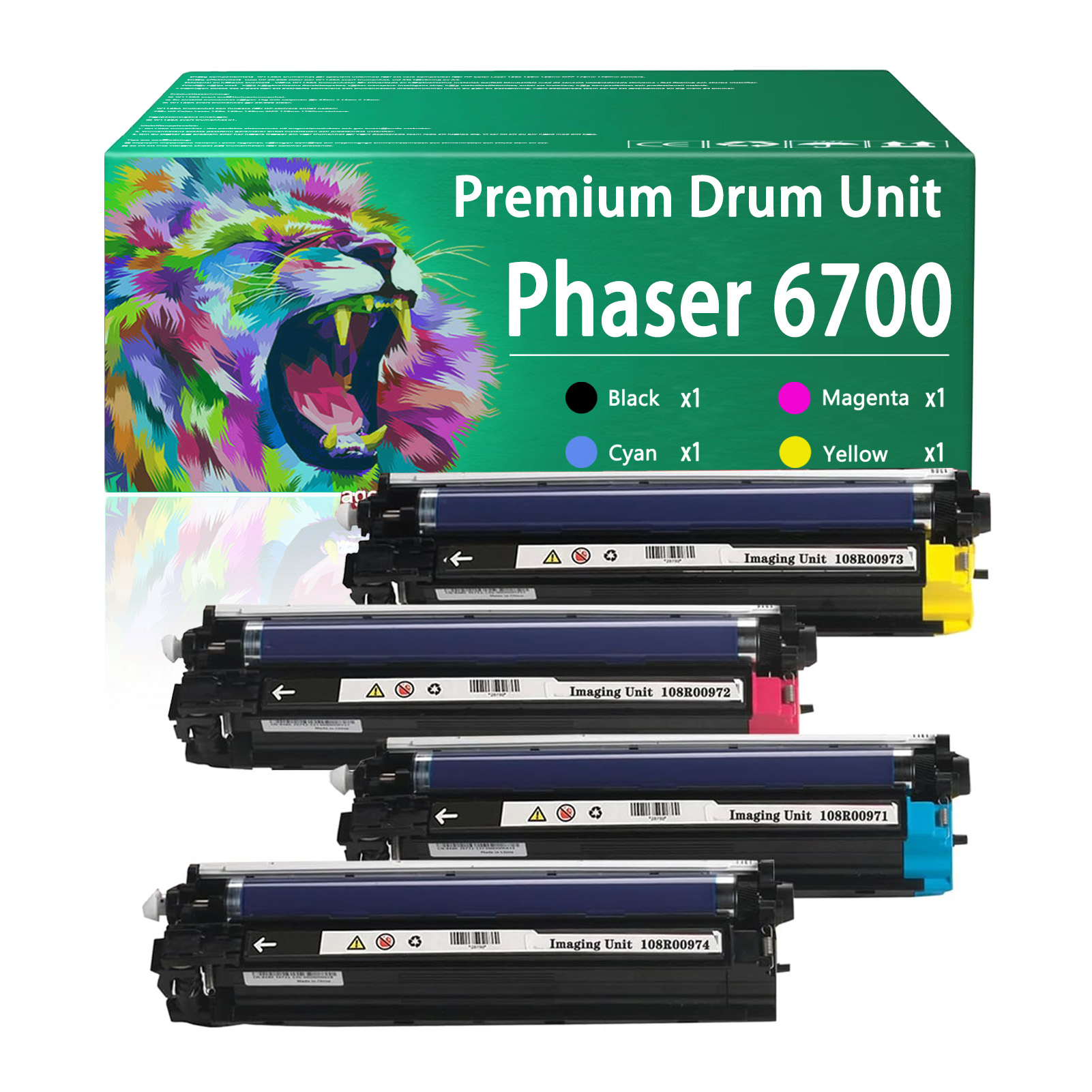 For Xerox 108R00974 108R00971 108R00972 108R00973 Imaging Unit Work For Xerox Phaser 6700 6700N 6700DN 6700DT 6700DX 6700V_DNC Printers