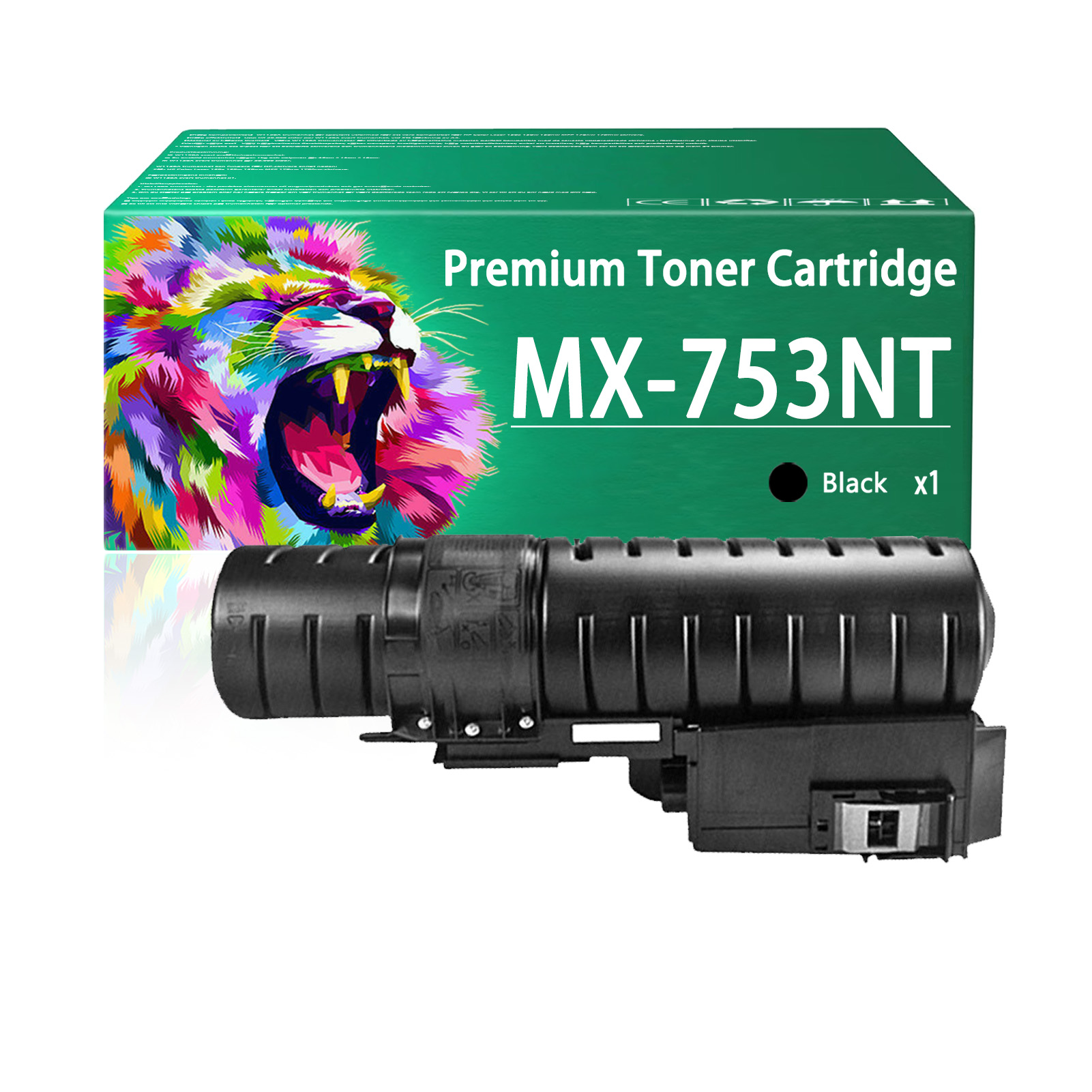 For Sharp MX-753NT Toner Cartridges Work Sharp MX-M623 MX-M623N MX-M623U MX-M753 MX-M753N MX-M753U Printers