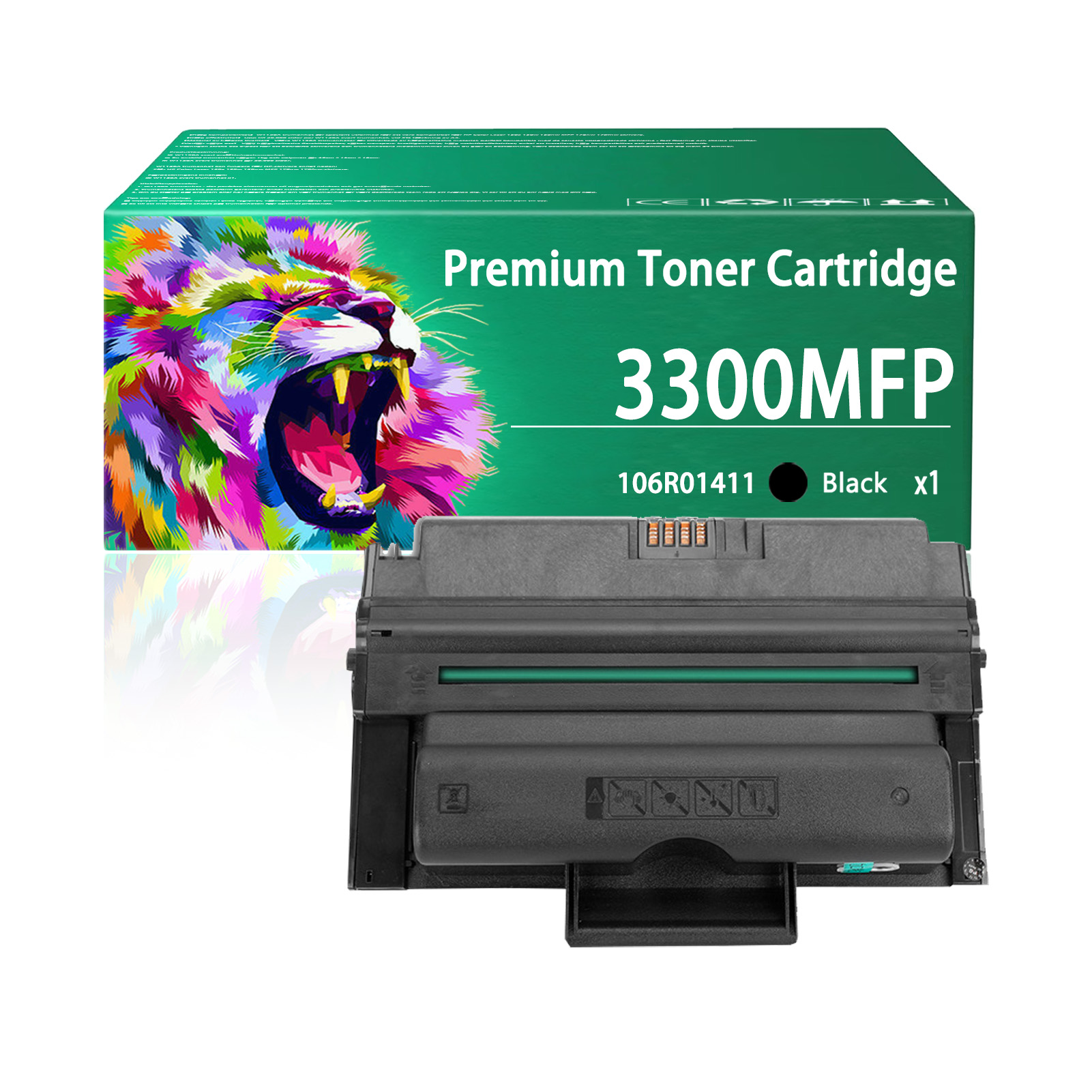 For Xerox 3300MFP 106R01411 Toner Cartridges Work For Xerox Phaser 3300MFP Printers