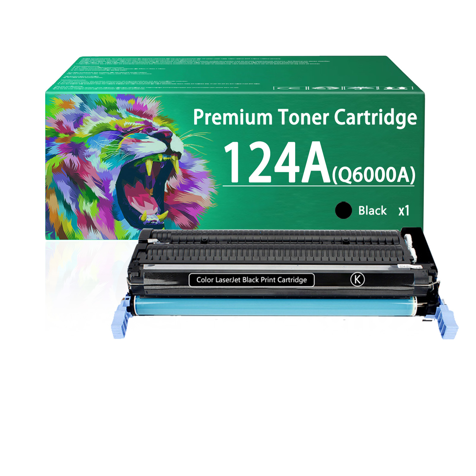 For HP 124A Q6000A Q6001A Q6003A Q6002A Toner Cartridge Work for HP Color LaserJet 1600 2600 2600n 2605dn 2605dtn CM1015mfp CM1017mfp Printers