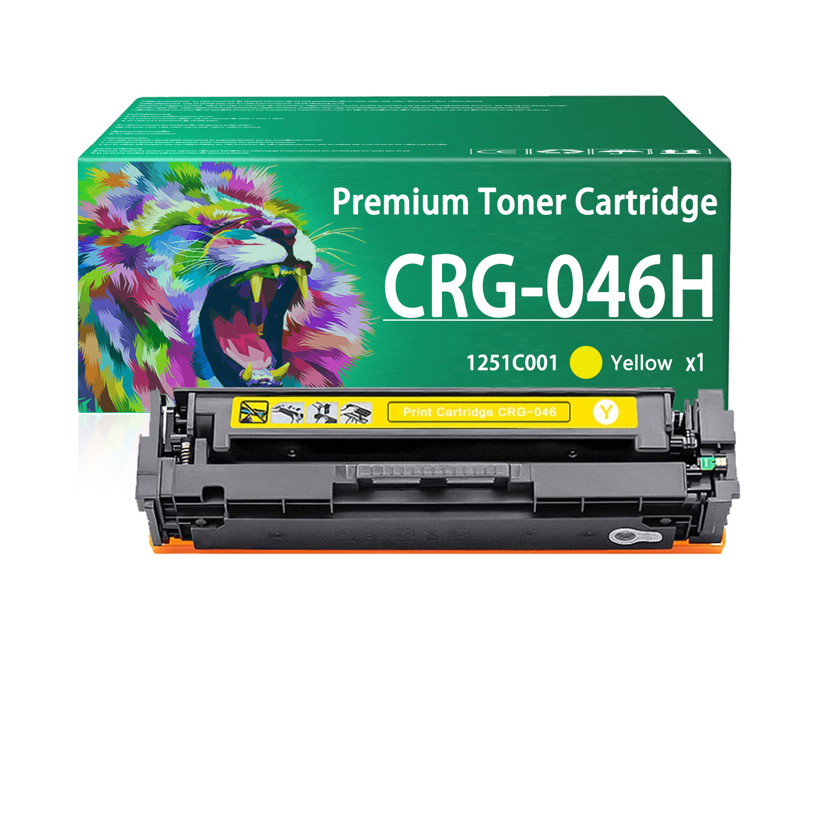 For Canon CRG046H 046H CRG-046H Toner Cartridge Work for Canon imageCLASS LBP654Cdw MF731Cdw MF733Cdw MF735Cdw Printers