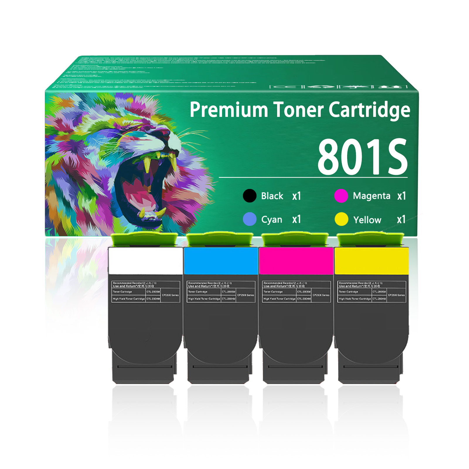 For Lexmark CX310 80C1SK0 80C1SC0 80C1SM0 80C1SY0 Toner Cartridge Work For Lexmark CX310 CX410 CX510 CX310dn CX310n CX410de CX410dte CX410e CX510de CX510dhe CX510dthe Printers