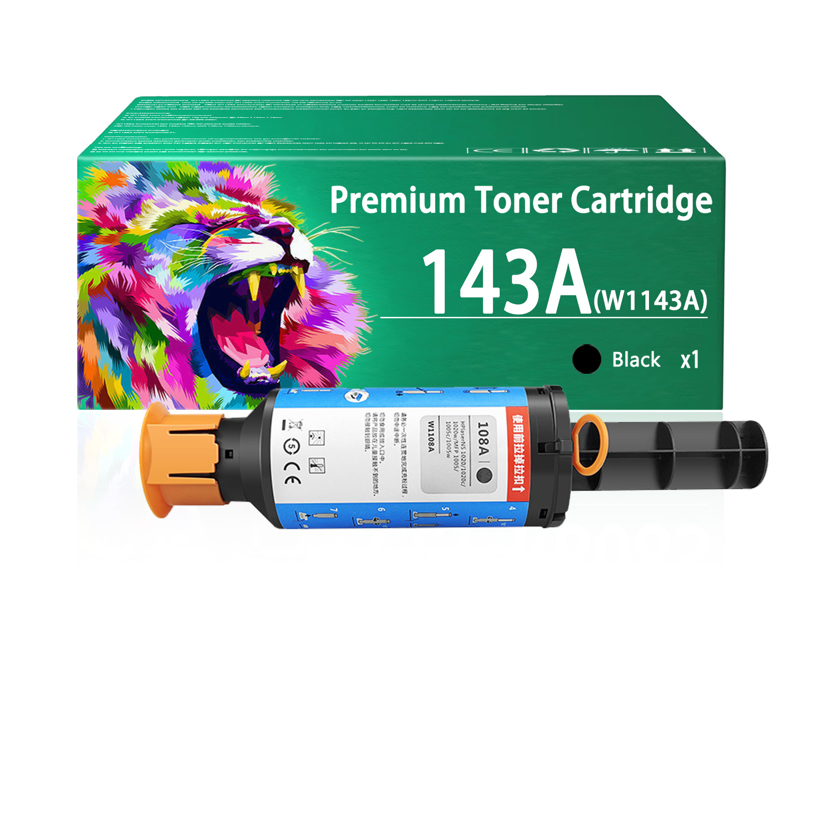 For HP 143A W1143A Toner Cartridges Work For HP Neverstop Laser 1000n 1001nw MFP 1200nw 1202nw 1202w Printers