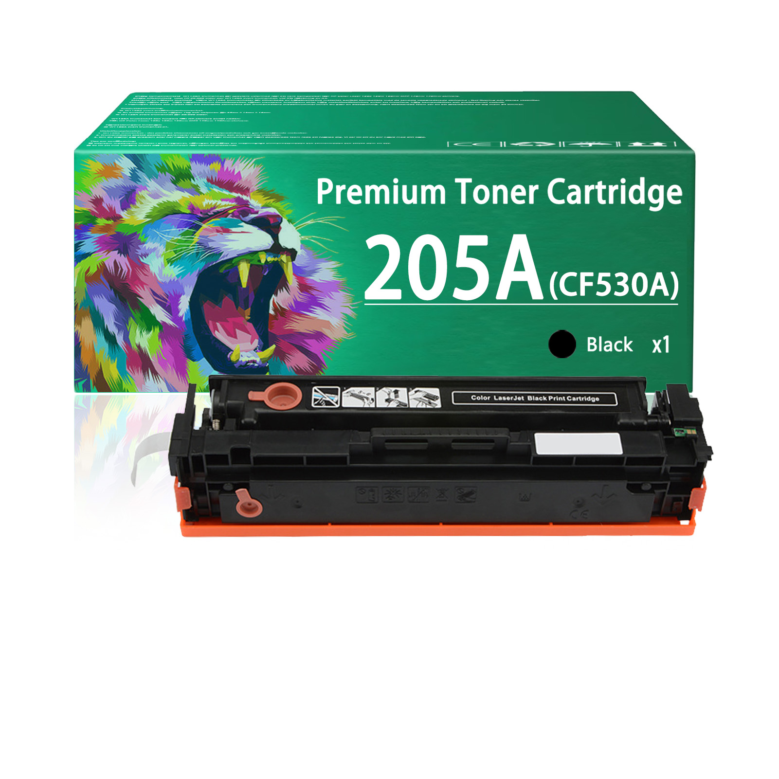 For HP 205A CF530A CF531A CF533A CF532A Toner Cartridge Work for HP Color LaserJet Pro M154a M154nw MFP M180 M180n M180nw M181fw Printers