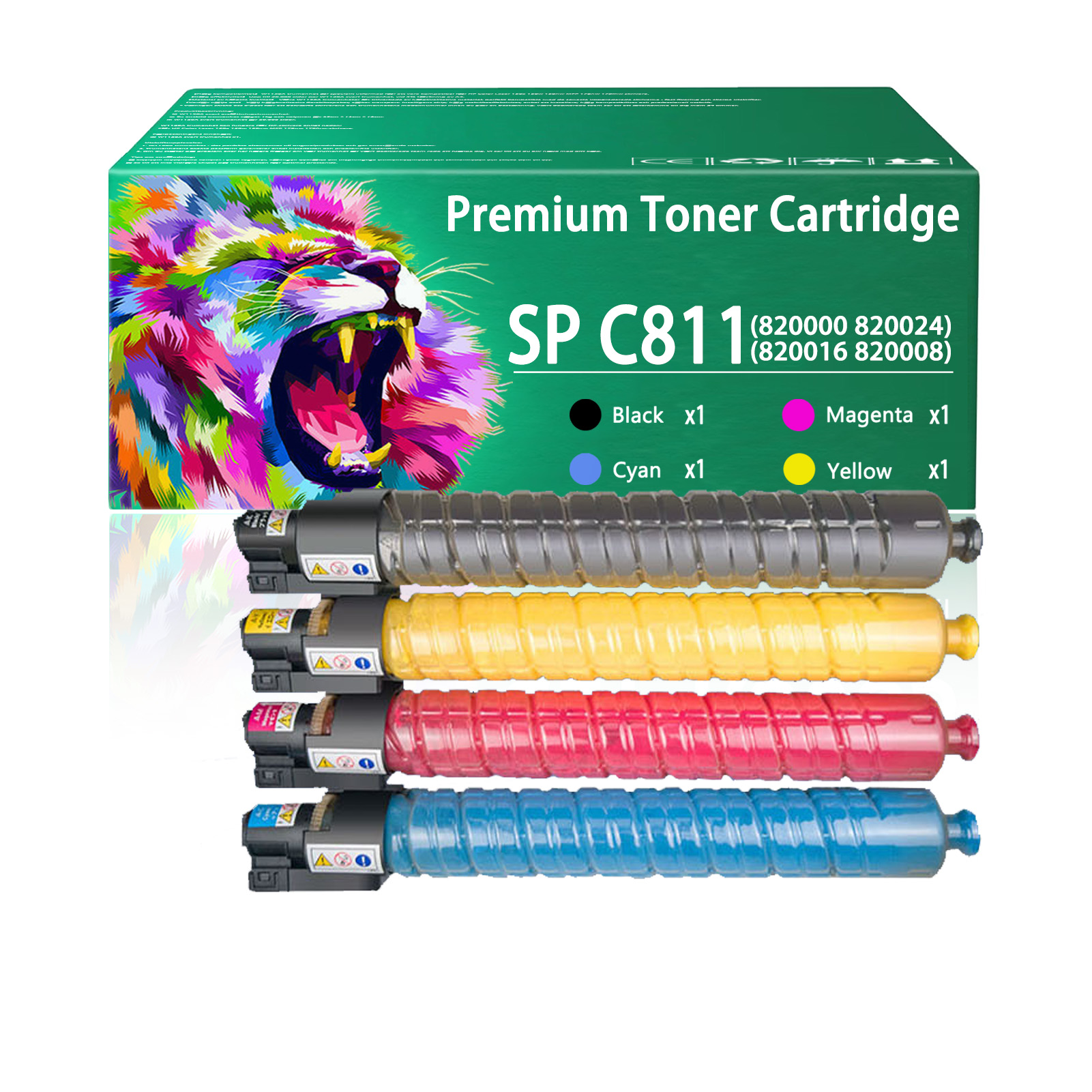 For Ricoh SP C811 820000 820024 820016 820008 Toner Cartridge Work For Ricoh SP C811DN C811DNDL C811DNT1 C811DNT2 C811DNT3 Printers