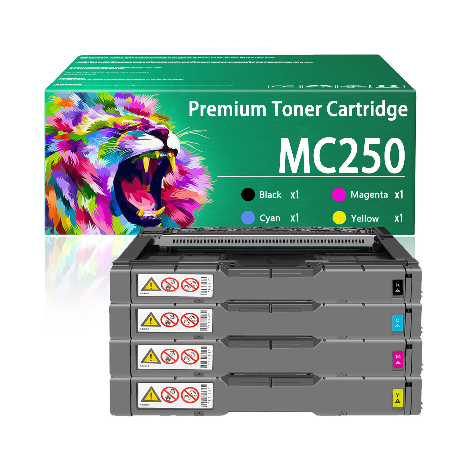 For Ricoh MC250 408348 408349 408350 408351 Toner Cartridge Work For Ricoh M C250 M C250FWB P C300W Printers