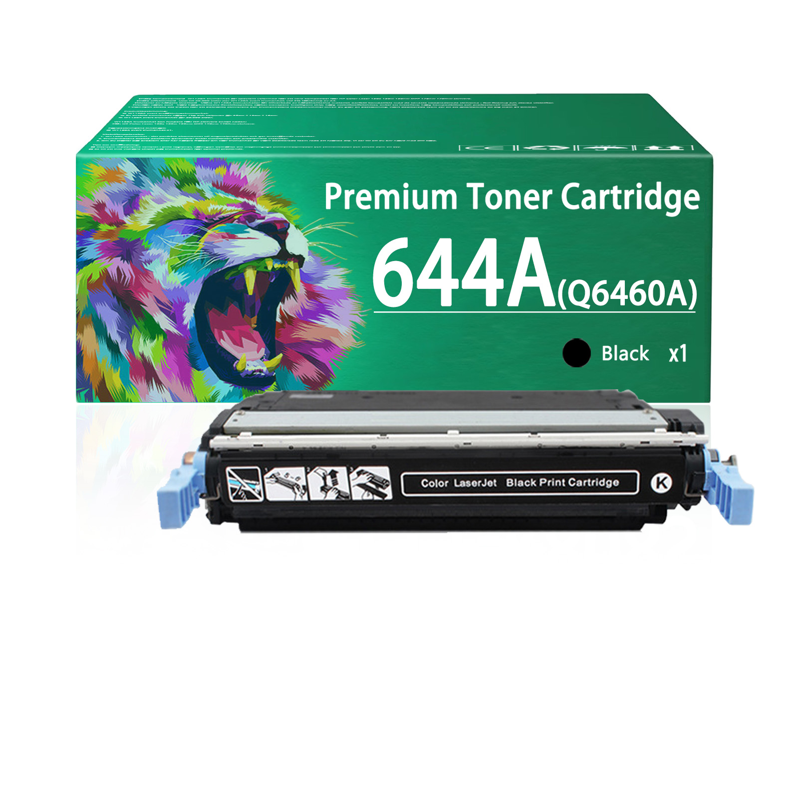 For HP 644A Q6460A Q6461A Q6463A Q6462A Toner Cartridge Work for HP Color LaserJet CM4730 CM4730F CM4730FM CM4730FSK MFP 4730 4730X 4730XM 4730XS Printers