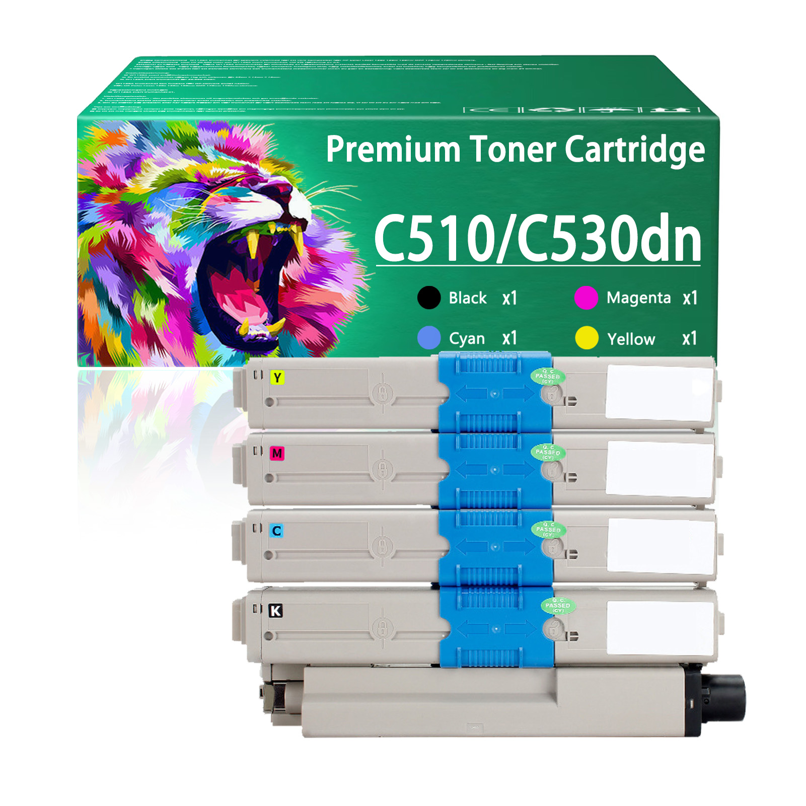 For Ricoh C510 C530dn 44469802 44469721 44469720 44469719 Toner Cartridge Work For OKI C510dn C511dn C530dn C531dn MC561dn MC562dn MC562dnw Printers
