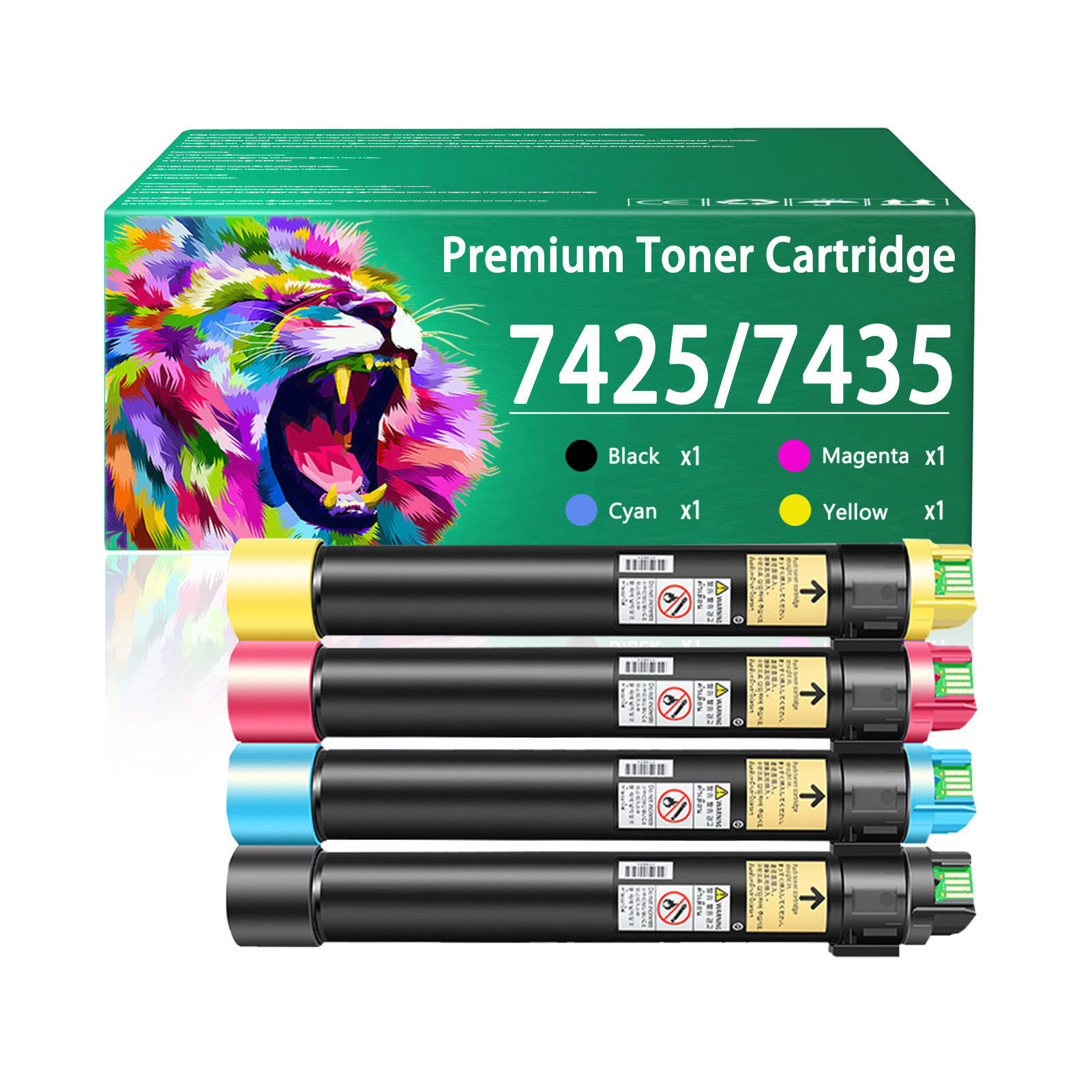 For Xerox 7425 7435 006R01395 006R01398 006R01397 006R01396 Toner Cartridge Work For Xerox WorkCentre 7425 7428 7435 Printers