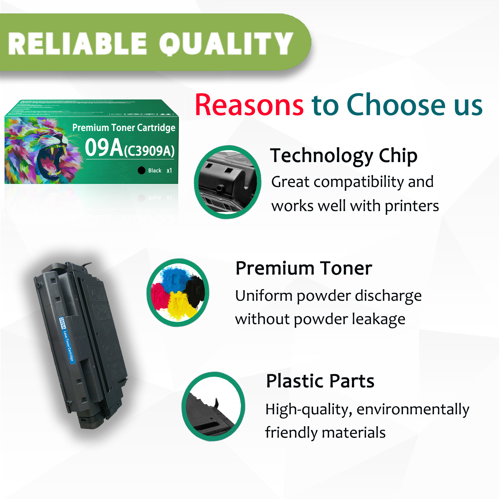 For HP 09A C3909A Toner Cartridges Work For HP LaserJet 5si 5si Mopier 5si mx 5si nx 8000 8000dn 8000MFP 8000n Mopier 240 Printers