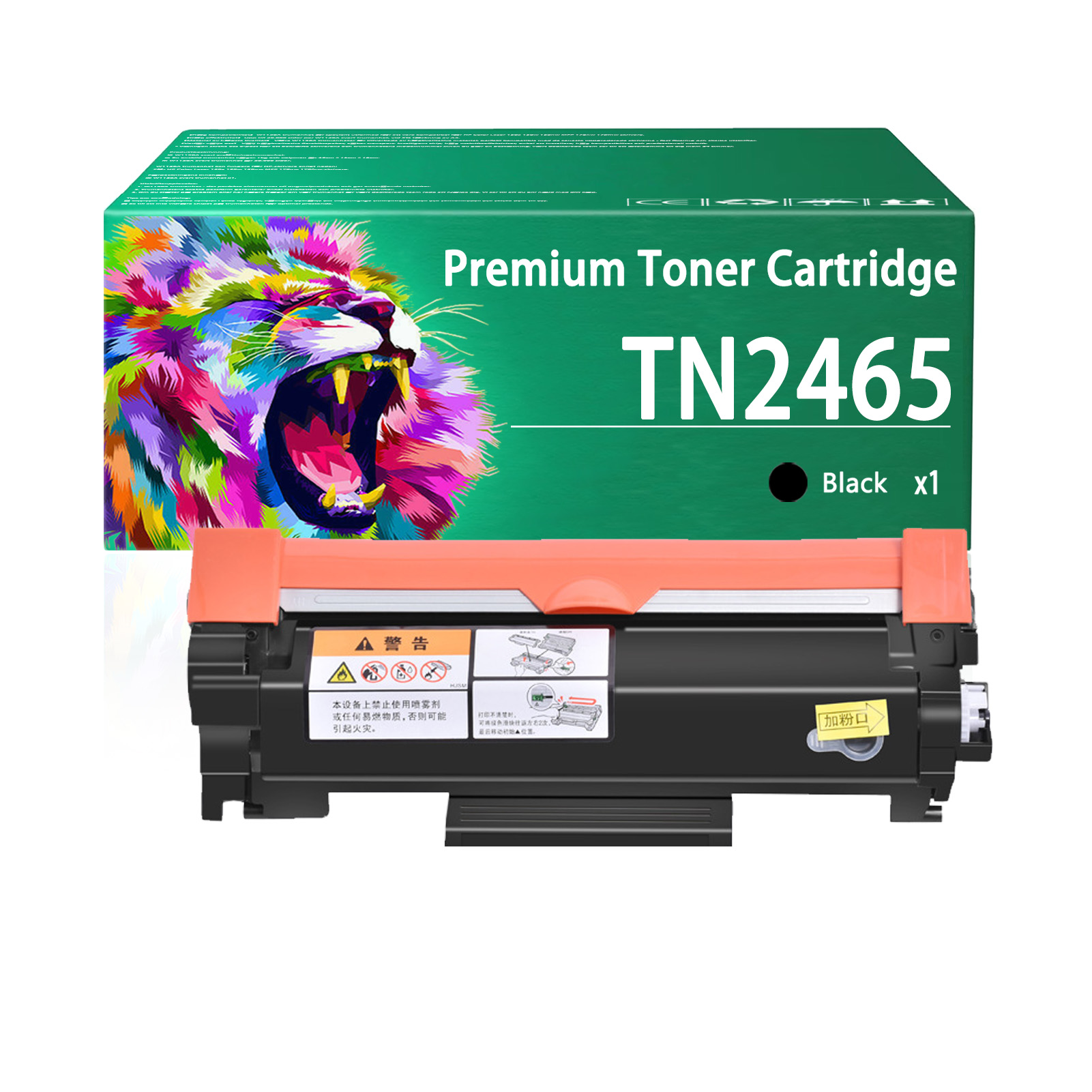 For TN2465 Toner Cartridges Work For Brother HL-L2376DW HL-L2386DW HL-L2716DW MFC-L2751DW MFC-L2771DW HL-L2351DW DCP-L2531DW Printers