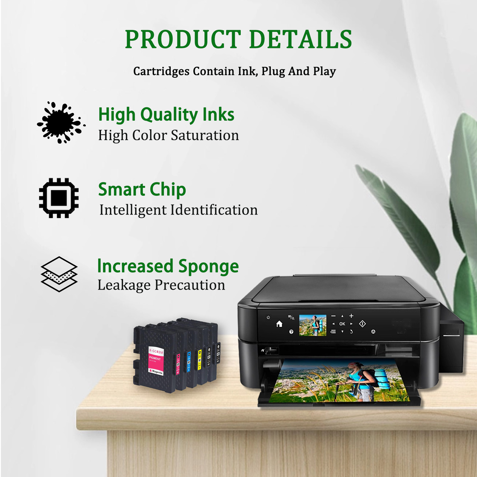 For Lexmark 150XL Ink Cartridge Work for Lexmark S315 S415 S515 Pro 715 915 Printers