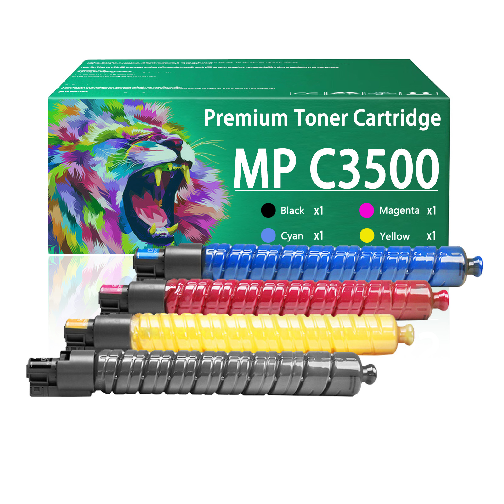For Ricoh MP C4500 841342 841345 841344 841343 Toner Cartridge Work For Ricoh MP C4500 C4540 LD455C Printers