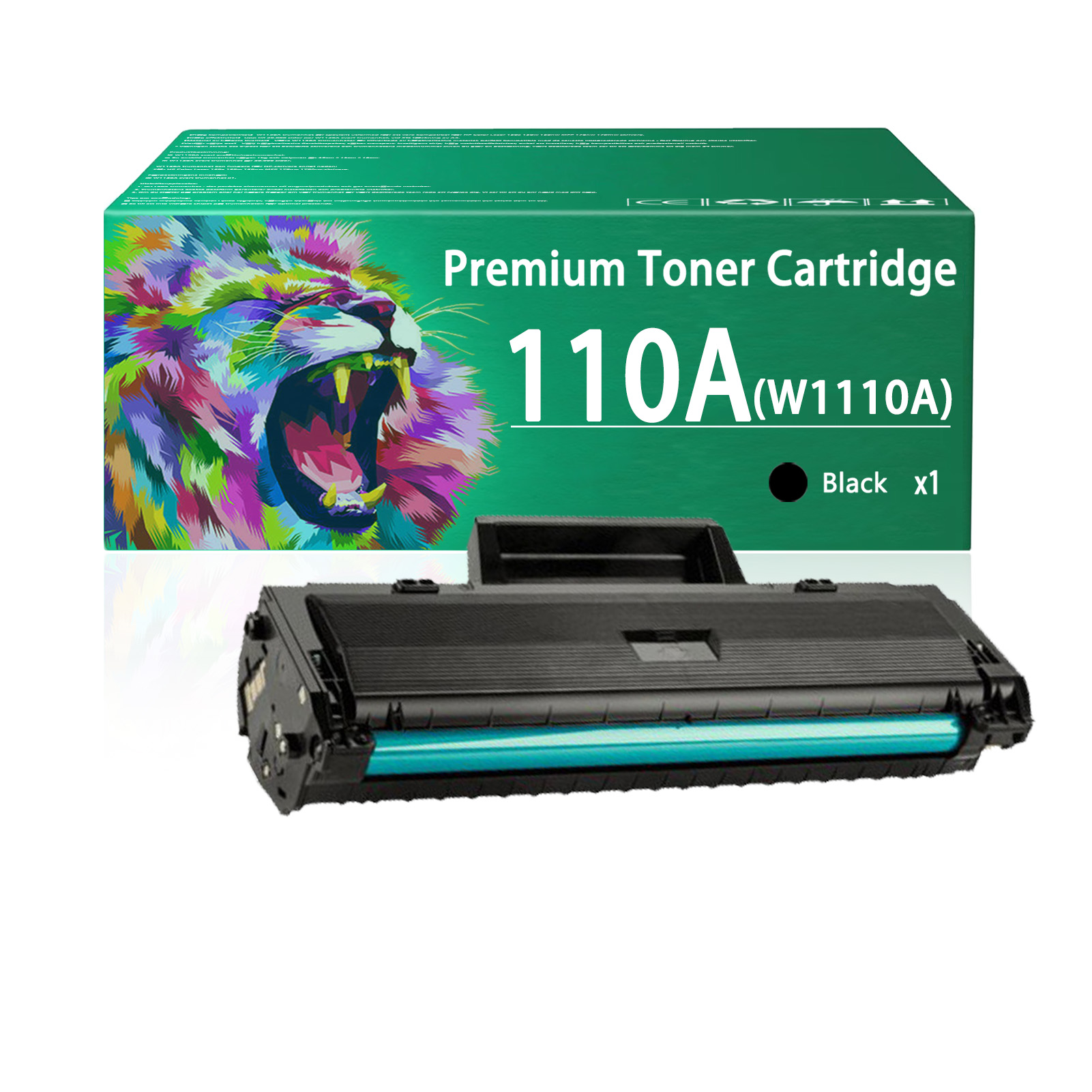 For HP 110A W1110A Toner Cartridges Work for HP Laser MFP 136w 136a 136nw Printers