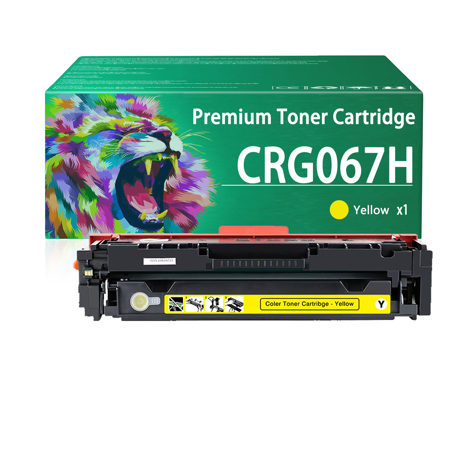 For Canon CRG067H 067H CRG-067H Toner Cartridge Work for Canon imageCLASS LBP630C LBP632Cdw LBP633Cdw MF650C MF653Cdw MF654Cdw MF656Cdw Printers