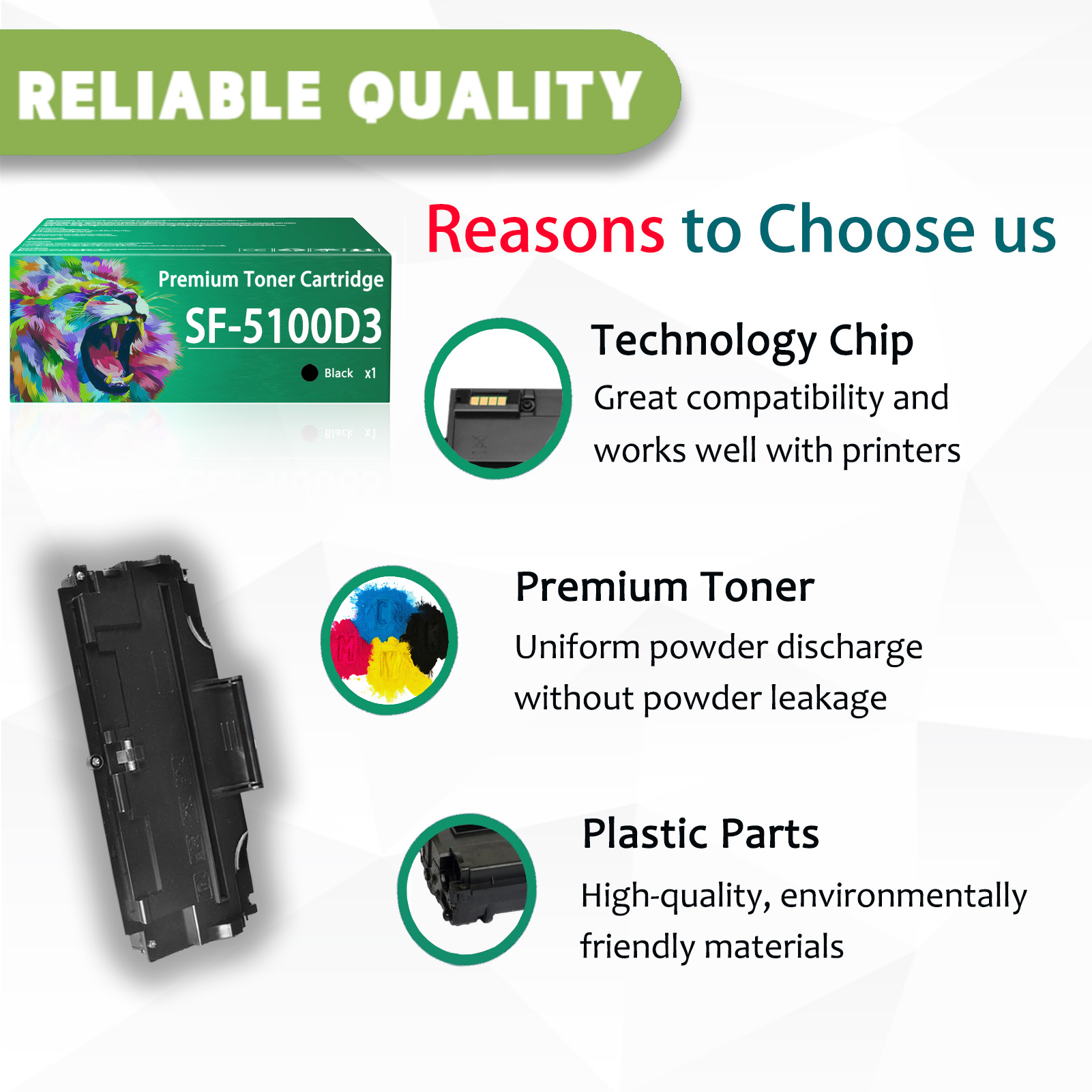 For Samsung SF-5100D3 Toner Cartridges Work For Samsung MSYS-5100 SF-5100 SF-5100P SF-515 SF-530 SP-531P SF-535e Printers