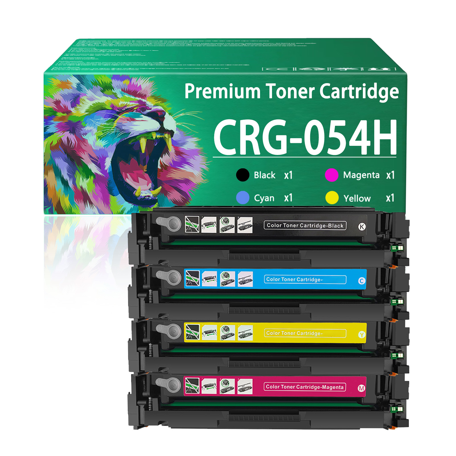 For Canon CRG054H 054H CRG-054H Toner Cartridge Work for Canon imageCLASS LBP622Cdw MF644Cdw MF642Cdw MF640C LBP620 LBP621Cw LBP623Cdw MF641Cw MF643Cdw MF645Cx Printers