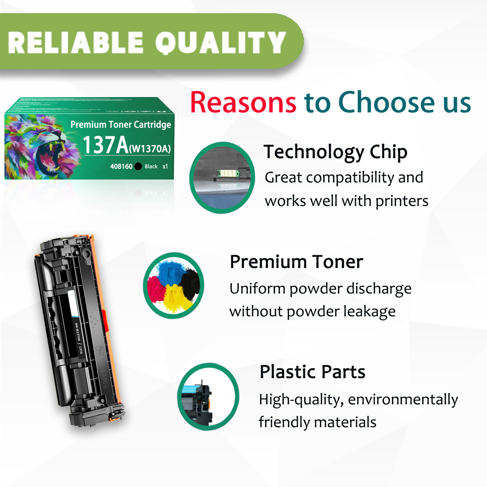 For HP 137A W1370A Toner Cartridges Work forHP LaserJet MFP M208dw M232dwc M232dw M233dw M233SDN M233SDW Printers