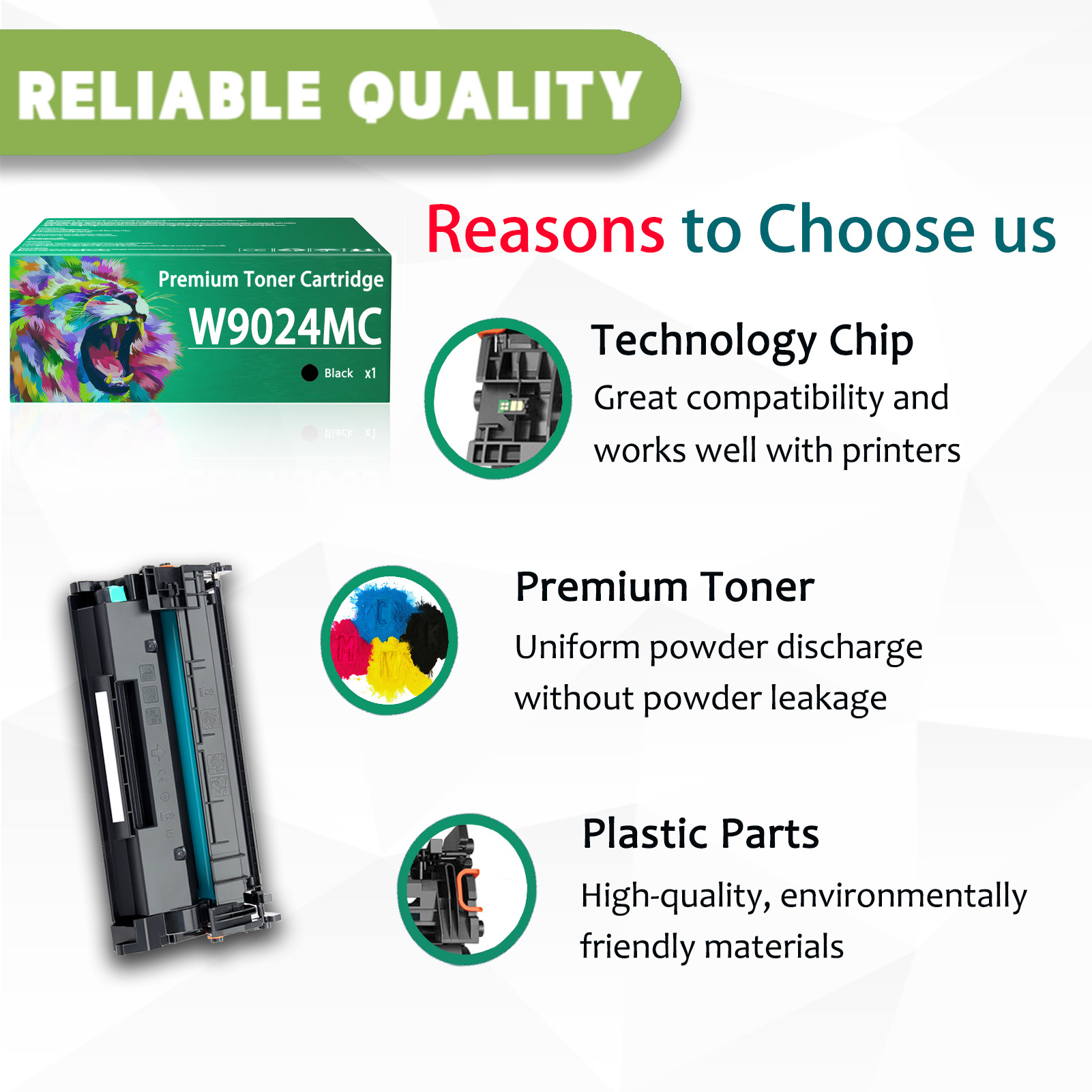 For HP W9024MC Toner Cartridges Work For HP LaserJet Managed E40040dn MFP E42540f Printers