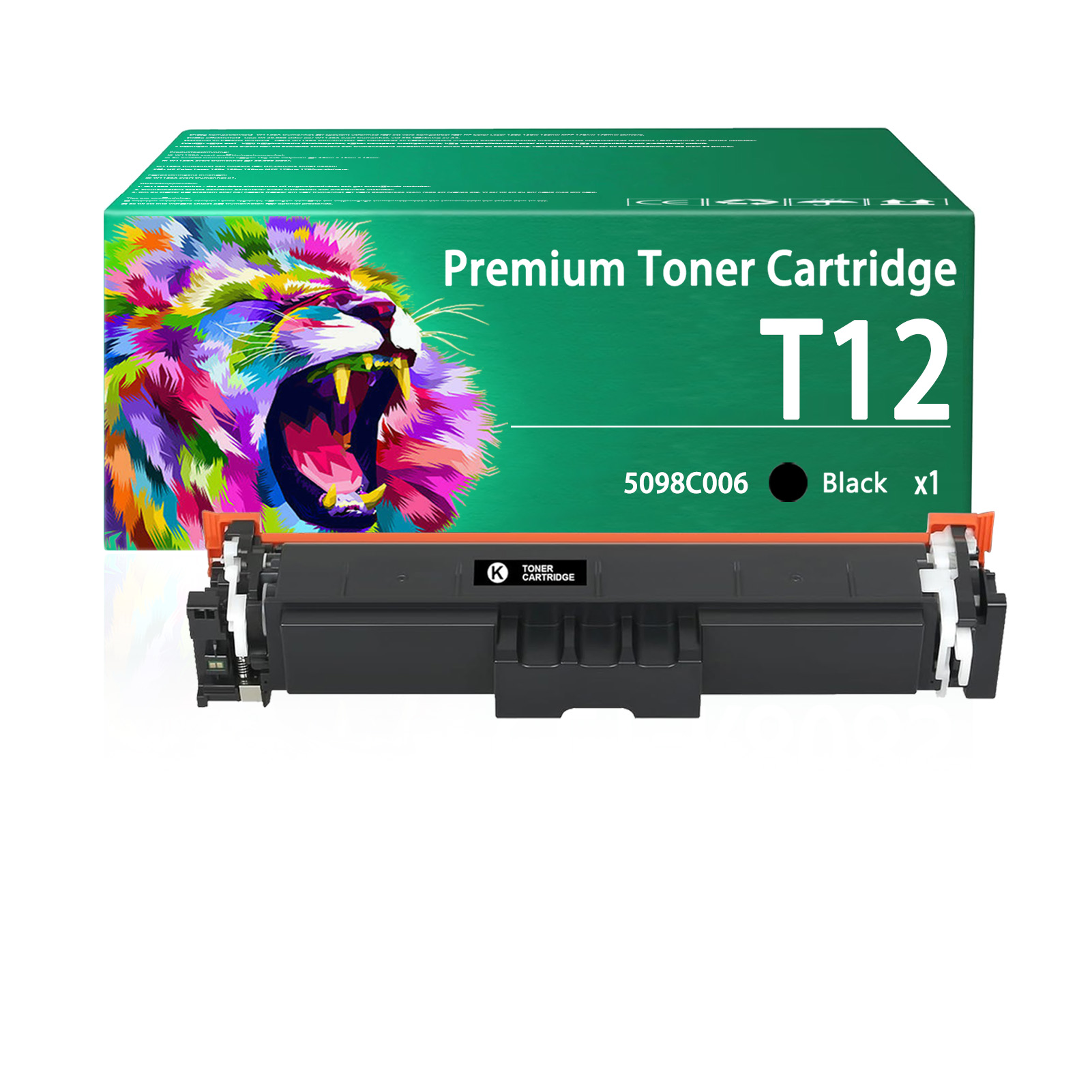 For Canon T12 5098C006 5097C006 5096C006 5095C006 Toner Cartridge Work for Canon imageCLASS X LBP1333C MF1333C i-SENSYS X C1333i C1333iF C1333P Printer
