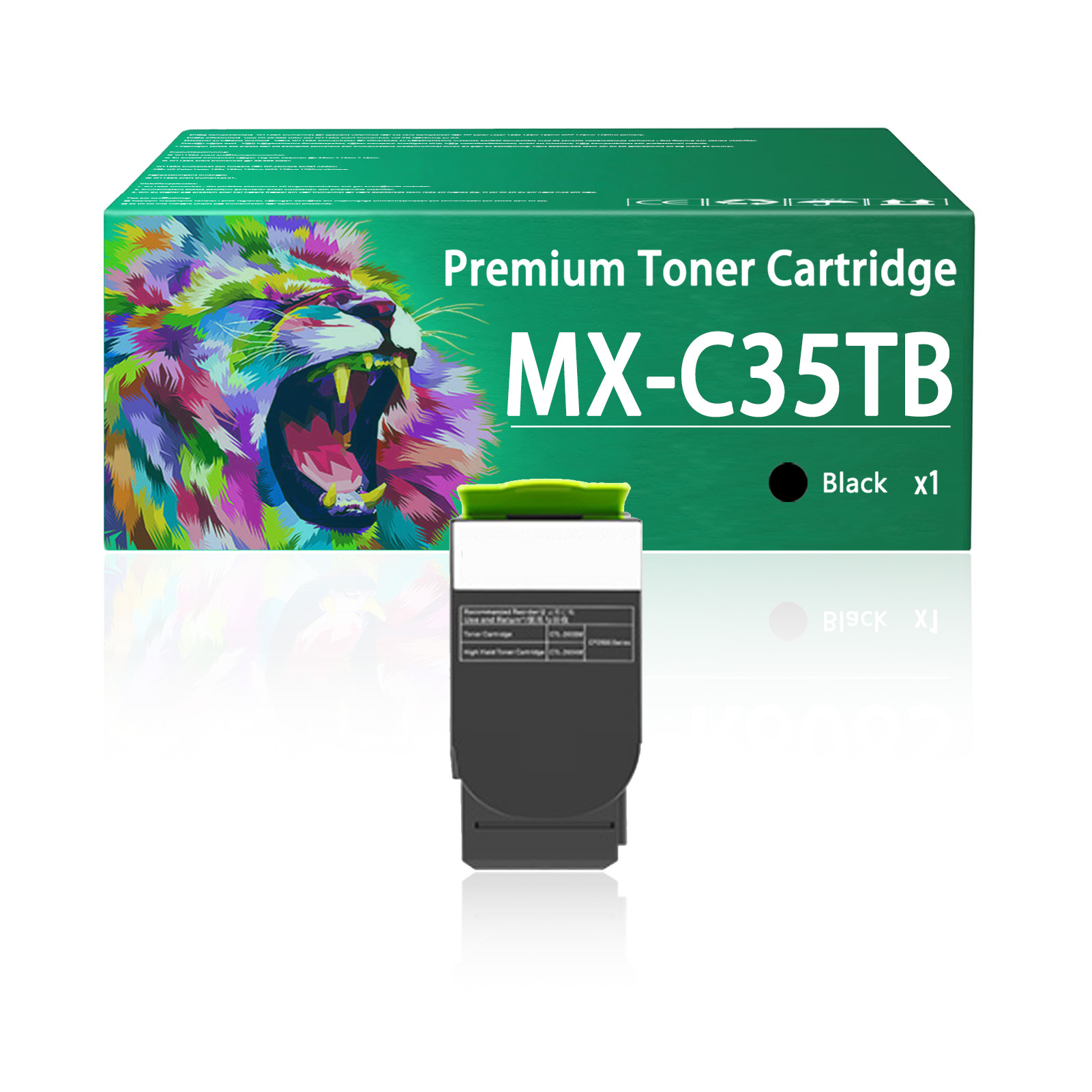 For Sharp MX-C35T MX-C35TB MX-C35TC MX-C35TM MX-C35TY Toner Cartridge Work For Sharp MX-C357F MX-C407P Printers