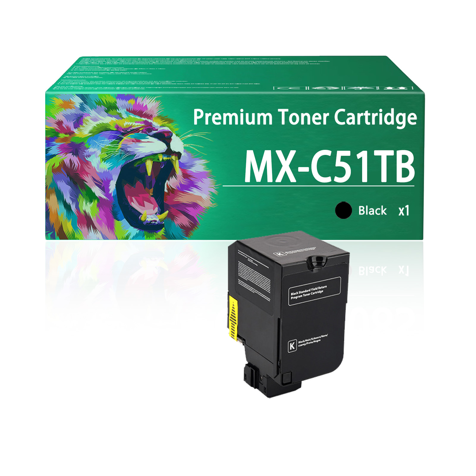 For Sharp MX-C51T MX-C51TB MX-C51TC MX-C51TM MX-C51TY Toner Cartridge Work For Sharp MX-C507P Printers