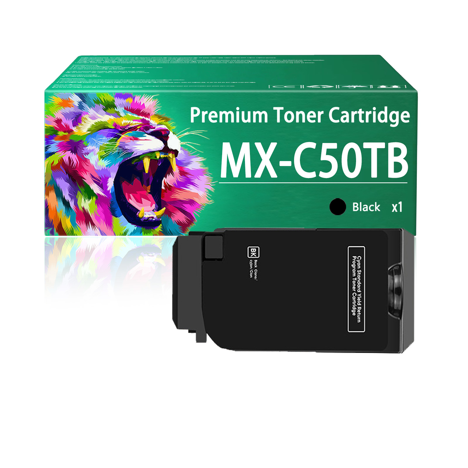 For Sharp MX-C50T MX-C50TB MX-C50TC MX-C50TM MX-C50T-YA Toner Cartridge Work For Sharp MX-C407F MX-C507F Printers