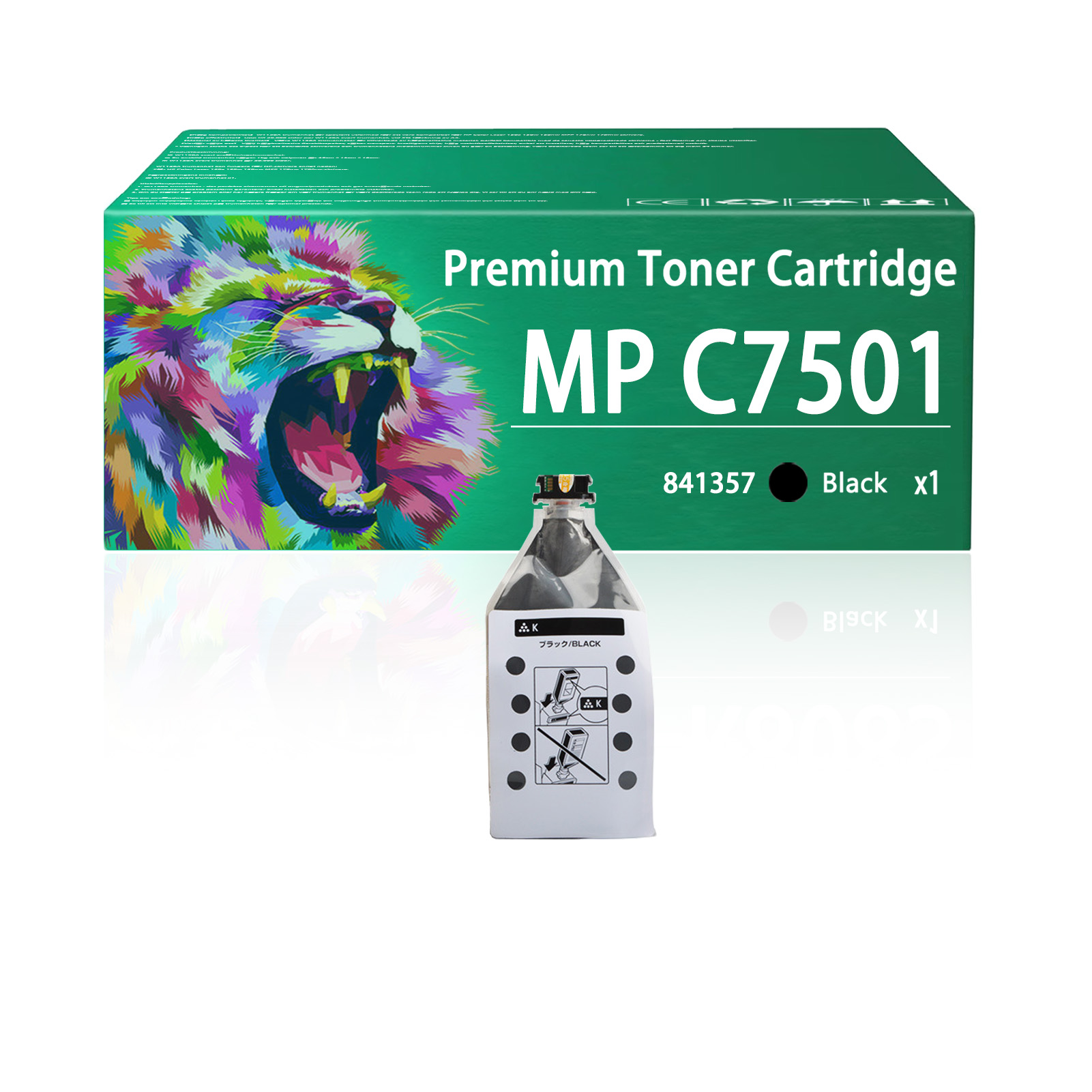For Ricoh MP C7501 841357 841358 841359 841360 Toner Cartridge Work For Ricoh MP C7501 C6501 Lanier LD375C LD365C Savin C9075 C9065 Printers