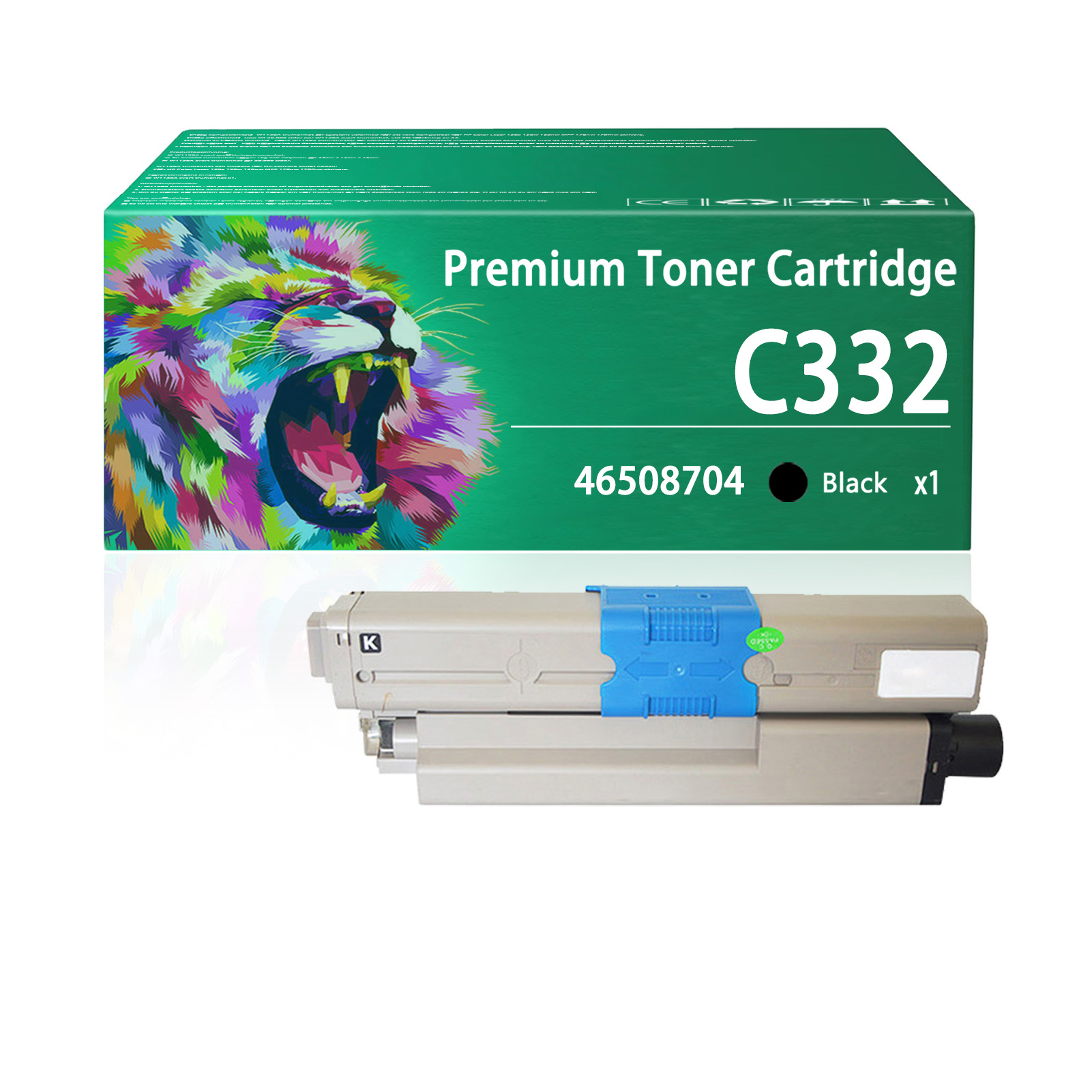 For Ricoh C332 MC363 46508704 46508703 46508702 46508701 Toner Cartridge Work For OKI C332 C332dn MC363 MC363dn Printers