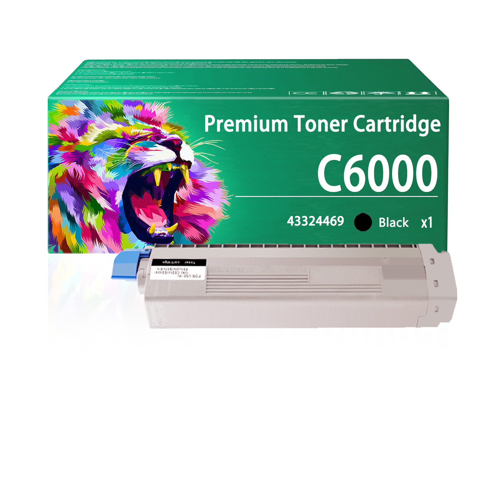 For OKI C6000 43324469 43324468 43324467 43324466 Toner Cartridge Work For OKI C6000 C6000n C6000dn C6050 C6050dn C6050n Printers