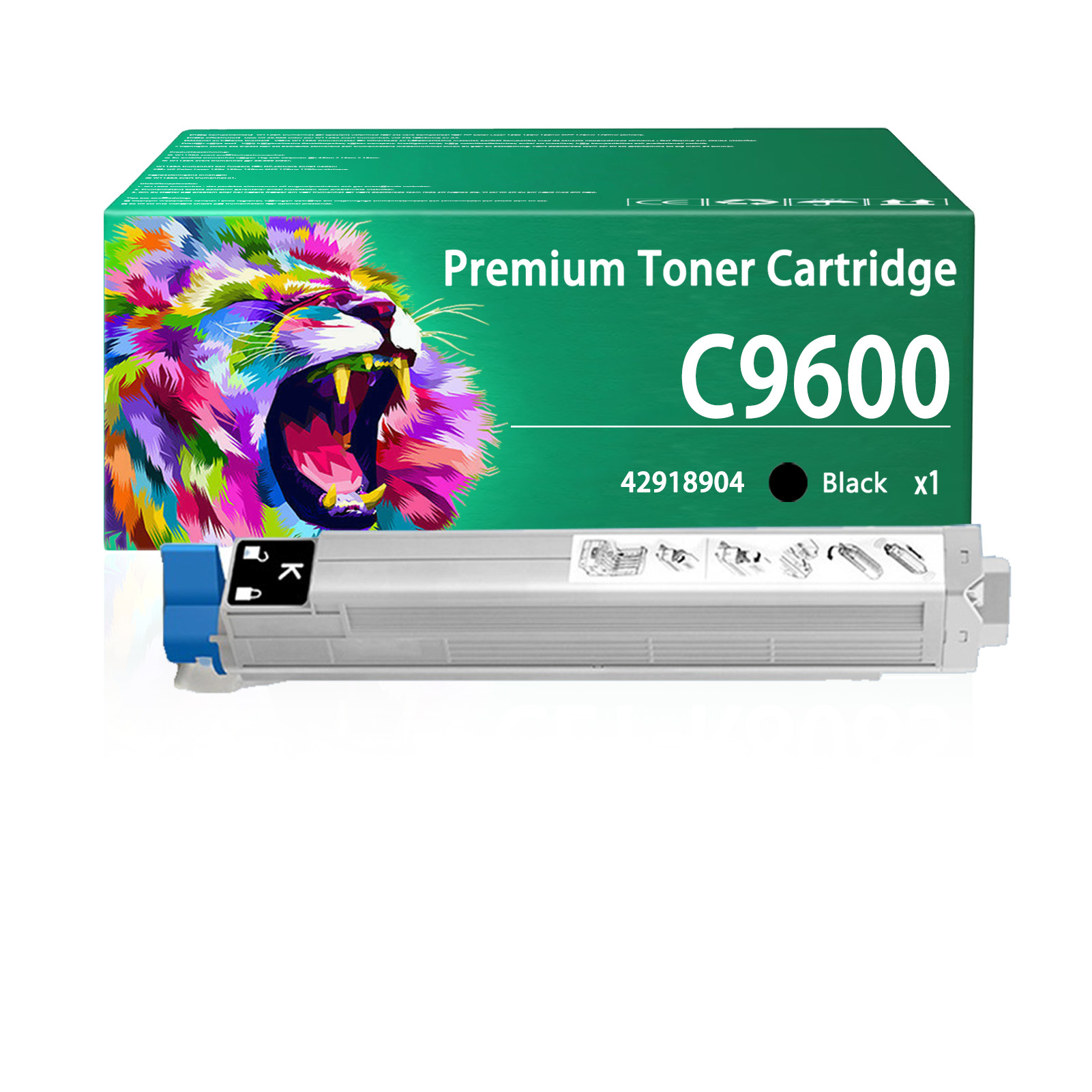For OKI C9600 42918904 42918903 42918902 42918901 Toner Cartridge Work For OKI C9600 C9600n C9600hdn C9600hn C9800 C9800hdn C9800hn Printers