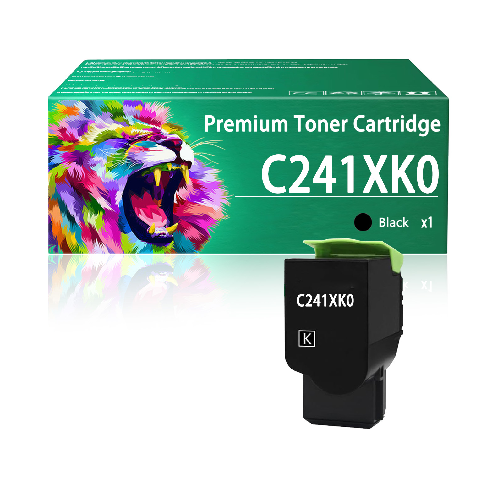 For Lexmark C241X C241XK0 C241XC0 C241XM0 C241XY0 Toner Cartridge Work For Lexmark C2425 C2535 MC2425 MC2535 MC2640 C2425dw C2535dw MC2425adw MC2535adwe MC2640adwe Printers