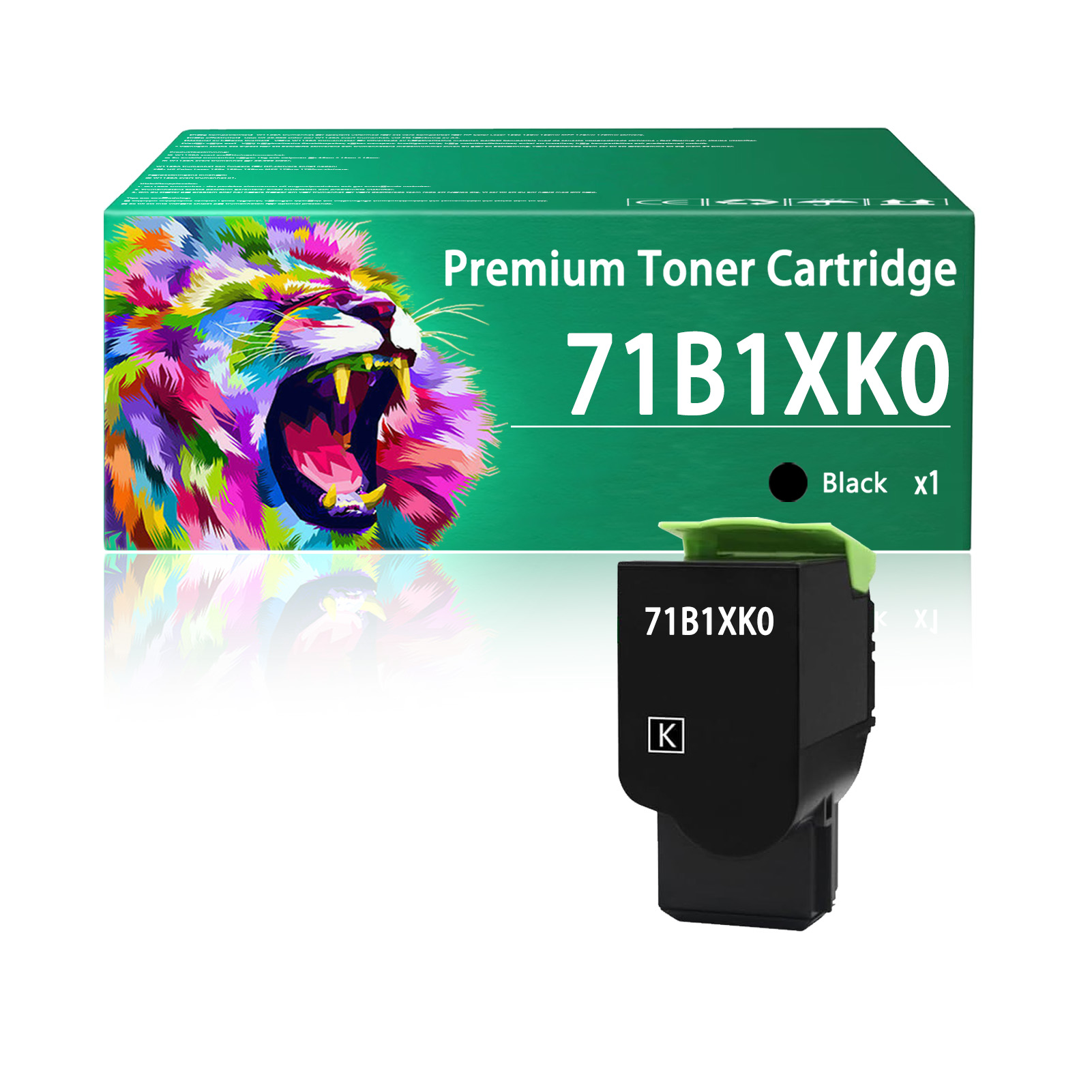 For Lexmark CS517 71B1XK0 71B1XC0 71B1XM0 71B1XY0 Toner Cartridge Work For Lexmark CS517 CS517de CX517 CX517de Printers