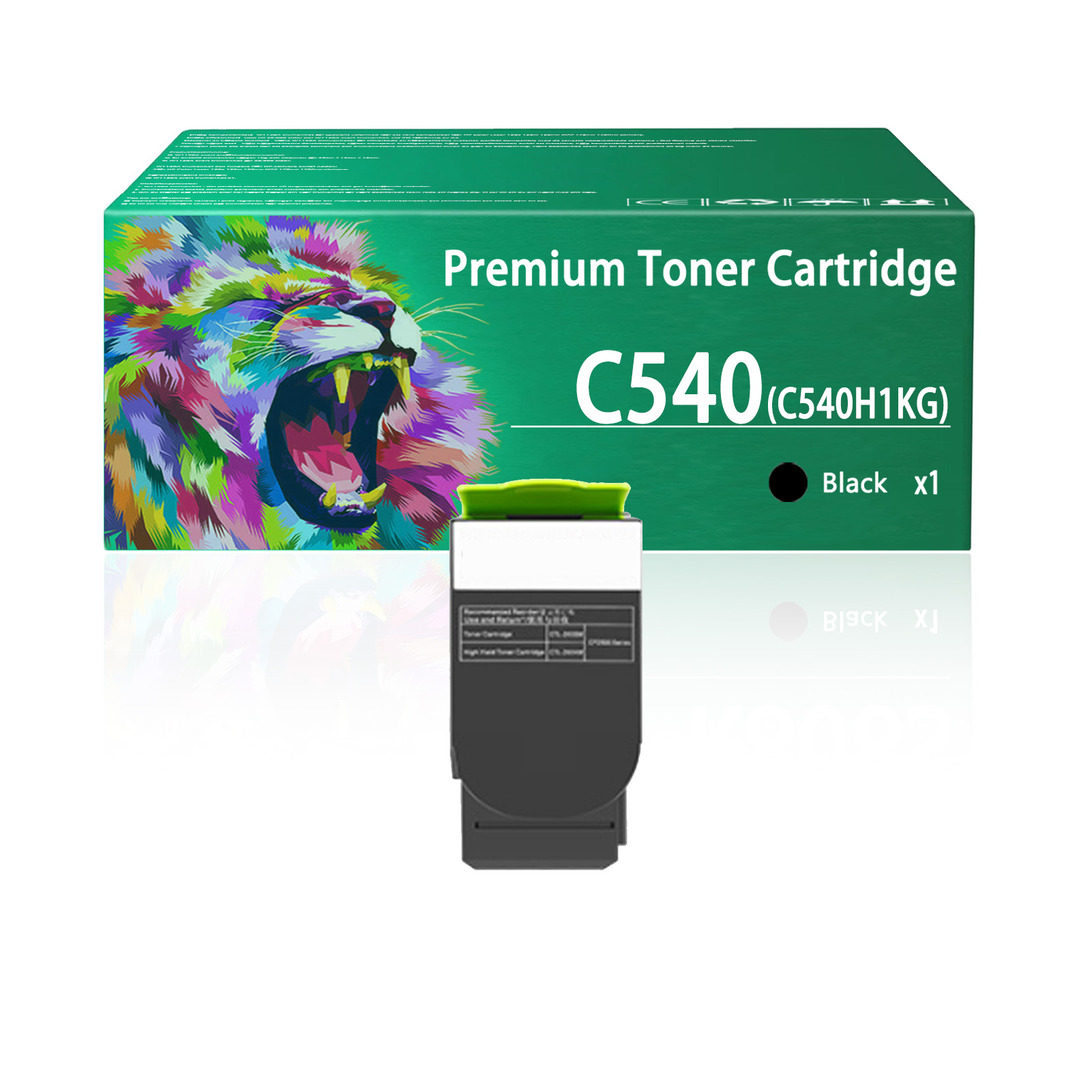 For Lexmark C540 C540H1KG C540H1CG C540H1MG C540H1YG Toner Cartridge Work For Lexmark C540 C543 C544 C546 X543 X544 X546 X548 C540n C540dw C543dn C544n C544dn C544dtn Printers