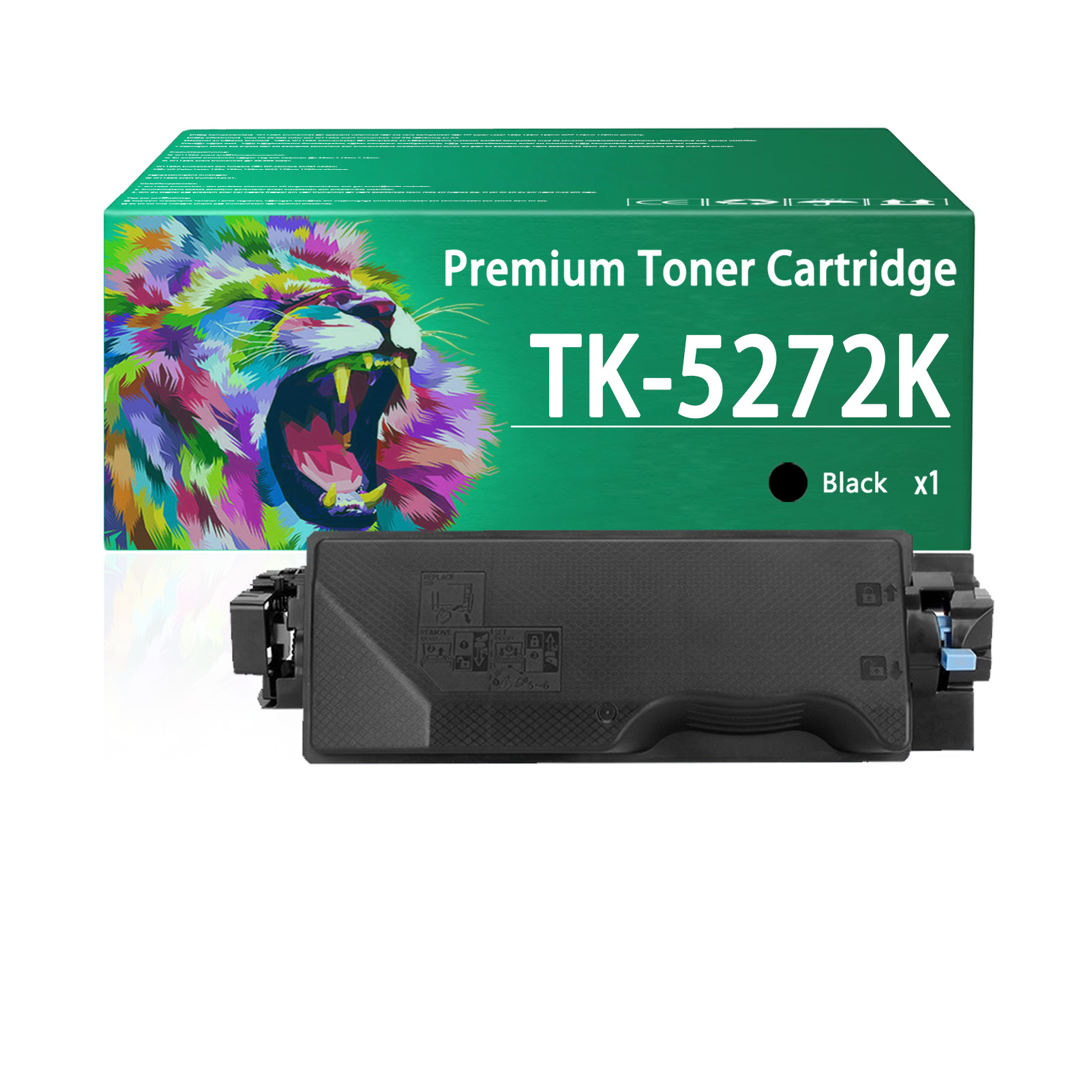 For Kyocera TK-5272 TK-5272K TK-5272C TK-5272M TK-5272Y Toner Cartridge Work for Kyocera Ecosys M6235cidn M6630cidn P6230cdn Printers