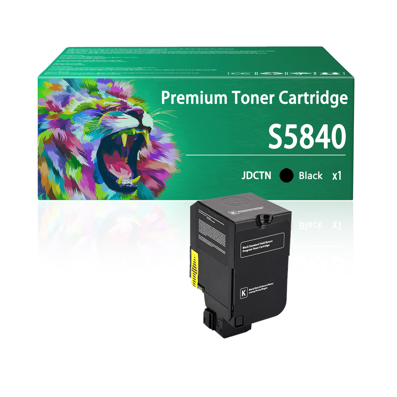 For Dell S5840 JDCTN R59F2 K83JD KT71F Toner Cartridges Work for Dell S5840 S5840DN S5840CDN Printers