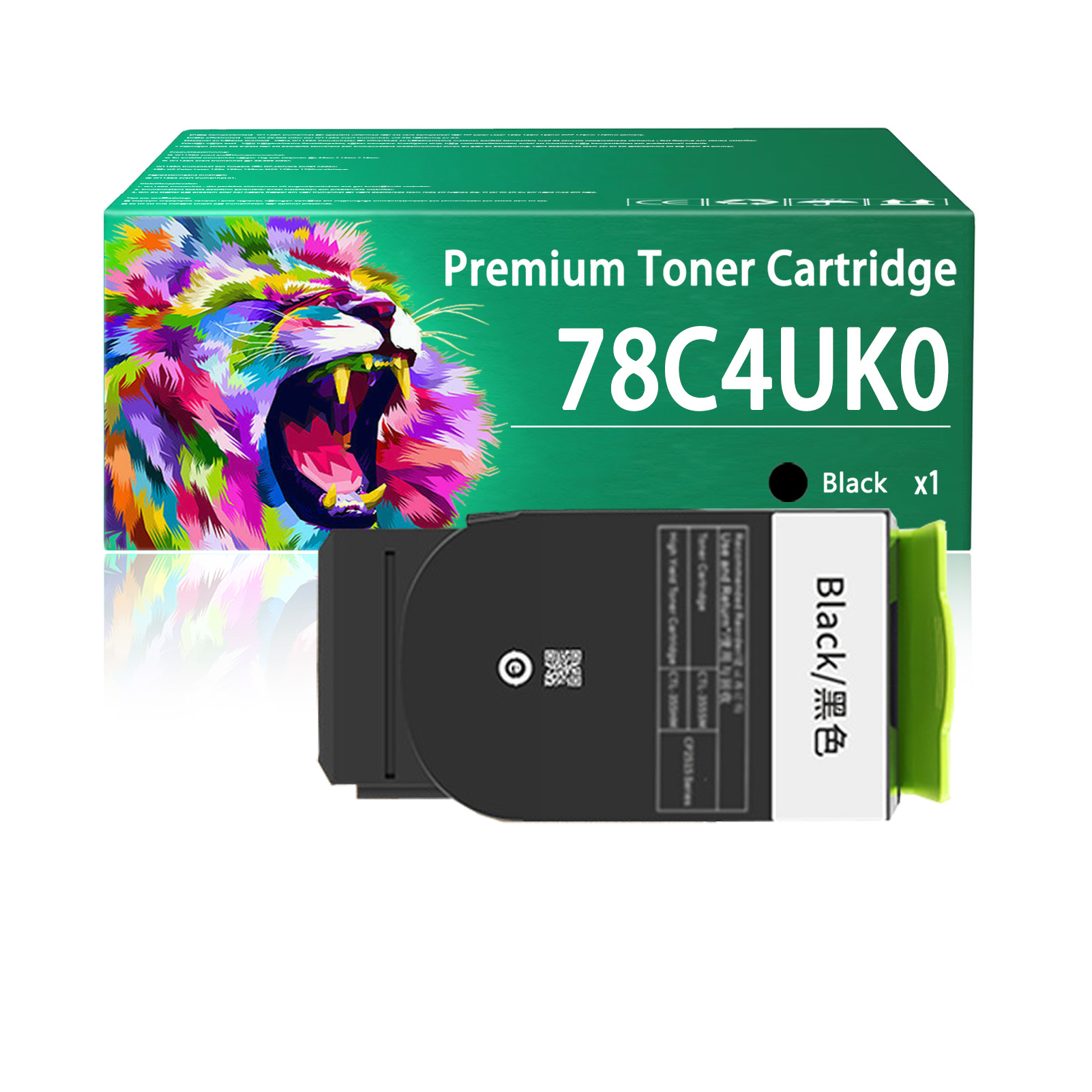 For HP CS421 78C4UK0 78C4UC0 78C4UM0 78C4UY0 Toner Cartridge Work For Lexmark CS421dn CS521dn CS622de CX421adn CX522ade CX622de CX625adhe CX625ade Printers