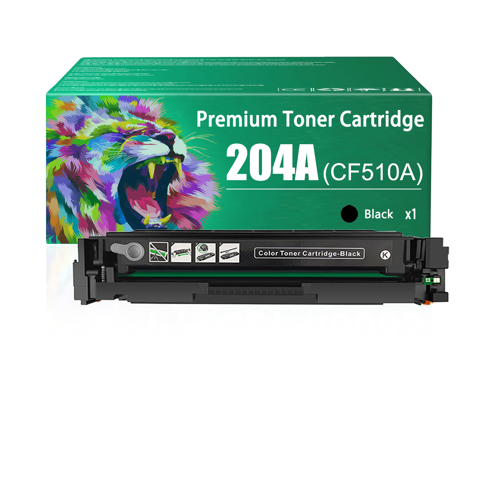 For HP 204A CF510A CF511A CF512A CF513A Toner Cartridge Work for HP Color LaserJet Pro MFP M180nw M180n M181fw M154nw M154a Printers