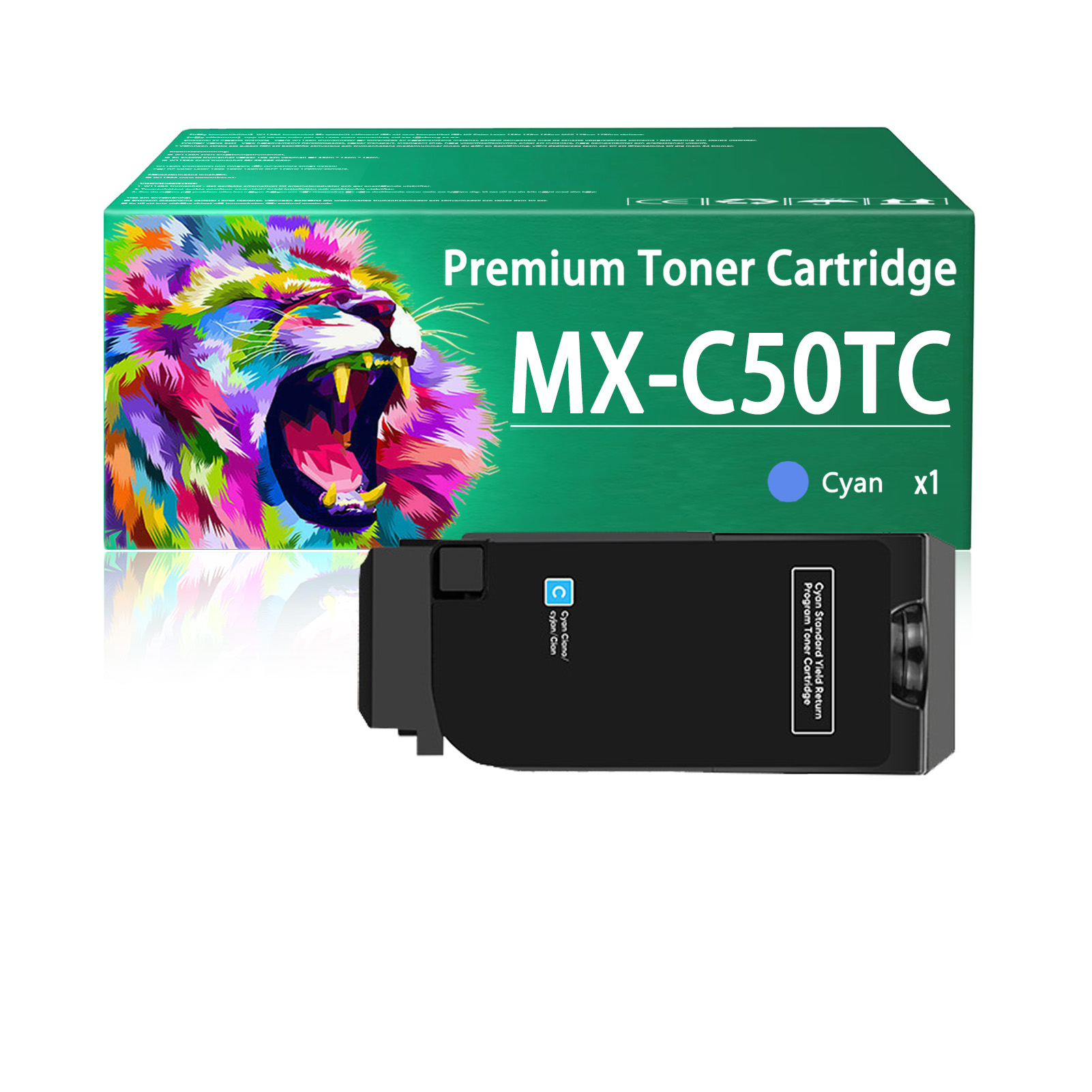 For Sharp MX-C50T MX-C50TB MX-C50TC MX-C50TM MX-C50T-YA Toner Cartridge Work For Sharp MX-C407F MX-C507F Printers
