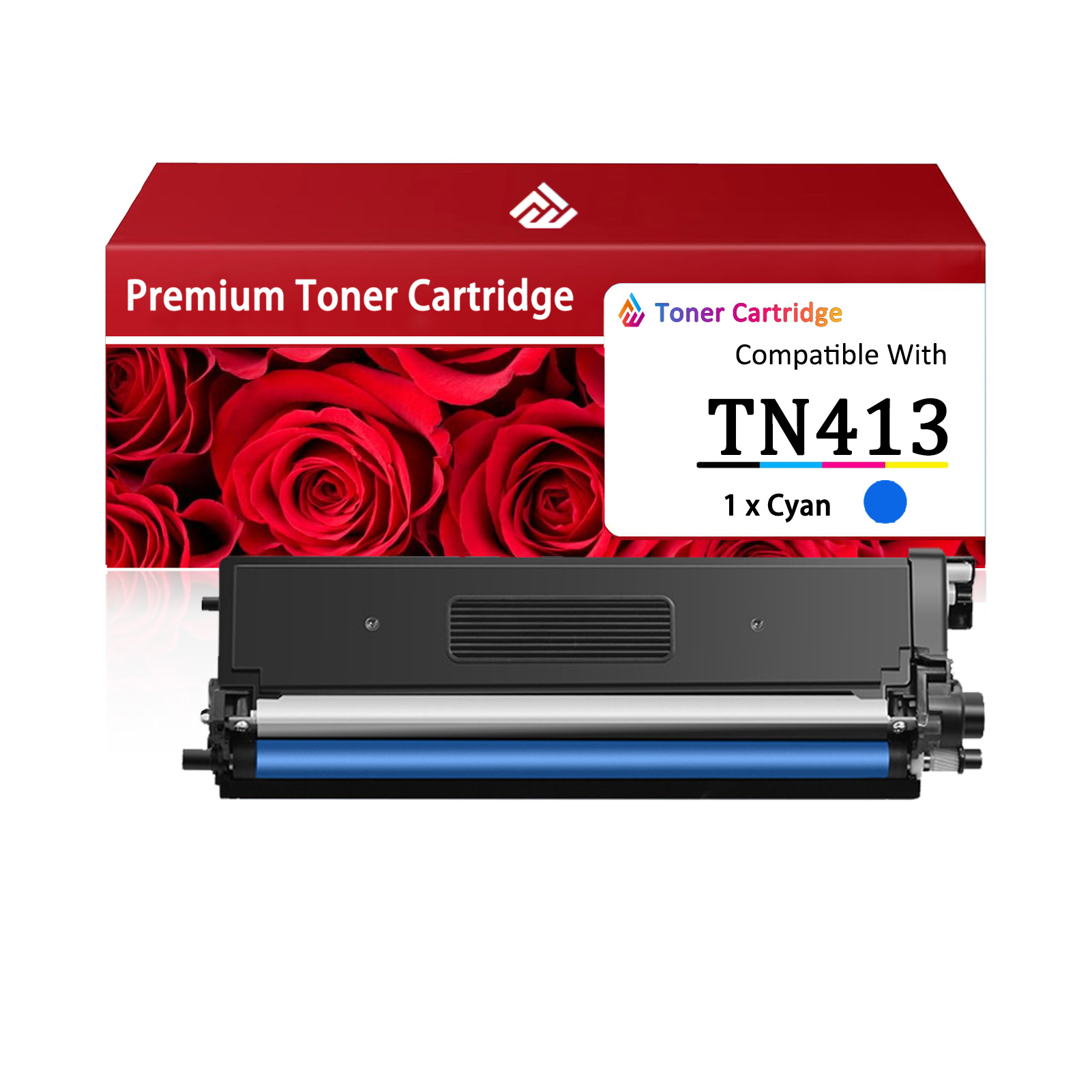 For TN413 Toner Cartridge Work For Brother HL-L8260CDW HL-L8360CDWT HL-L8360CDW HL-L9310CDW DCP-L8410CDW MFC-L8610CDW MFC-L8690CDW MFC-L8900CDW MFC-L9570CDW Printers
