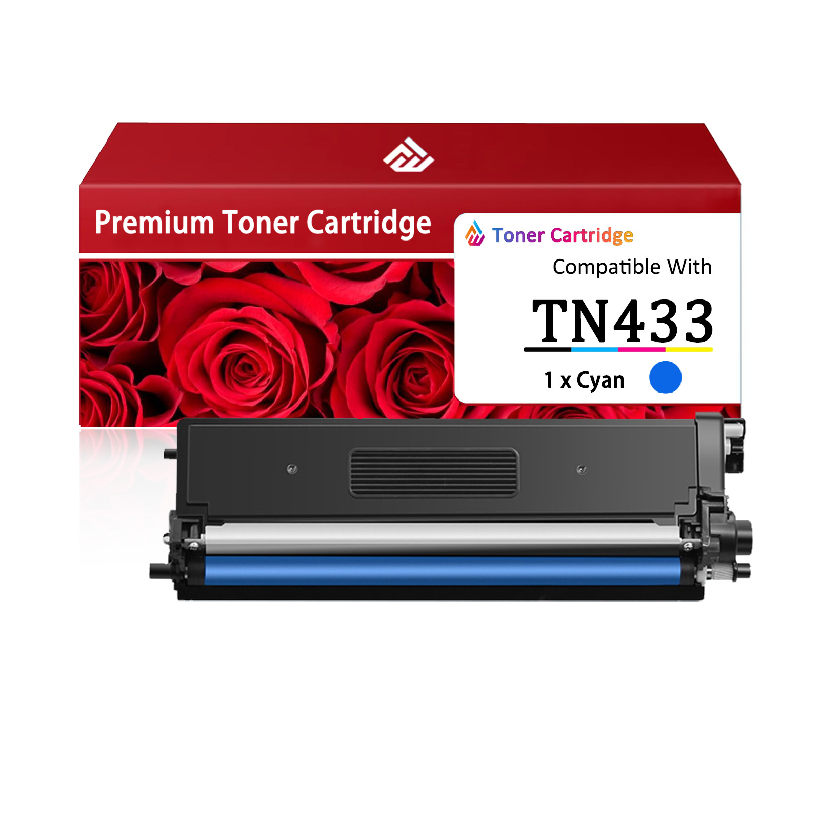 For TN433 Toner Cartridge Work For Brother HL-L8260CDW HL-L8360CDWT HL-L8360CDW HL-L9310CDW DCP-L8410CDW MFC-L8610CDW MFC-L8690CDW MFC-L8900CDW MFC-L9570CDW Printers